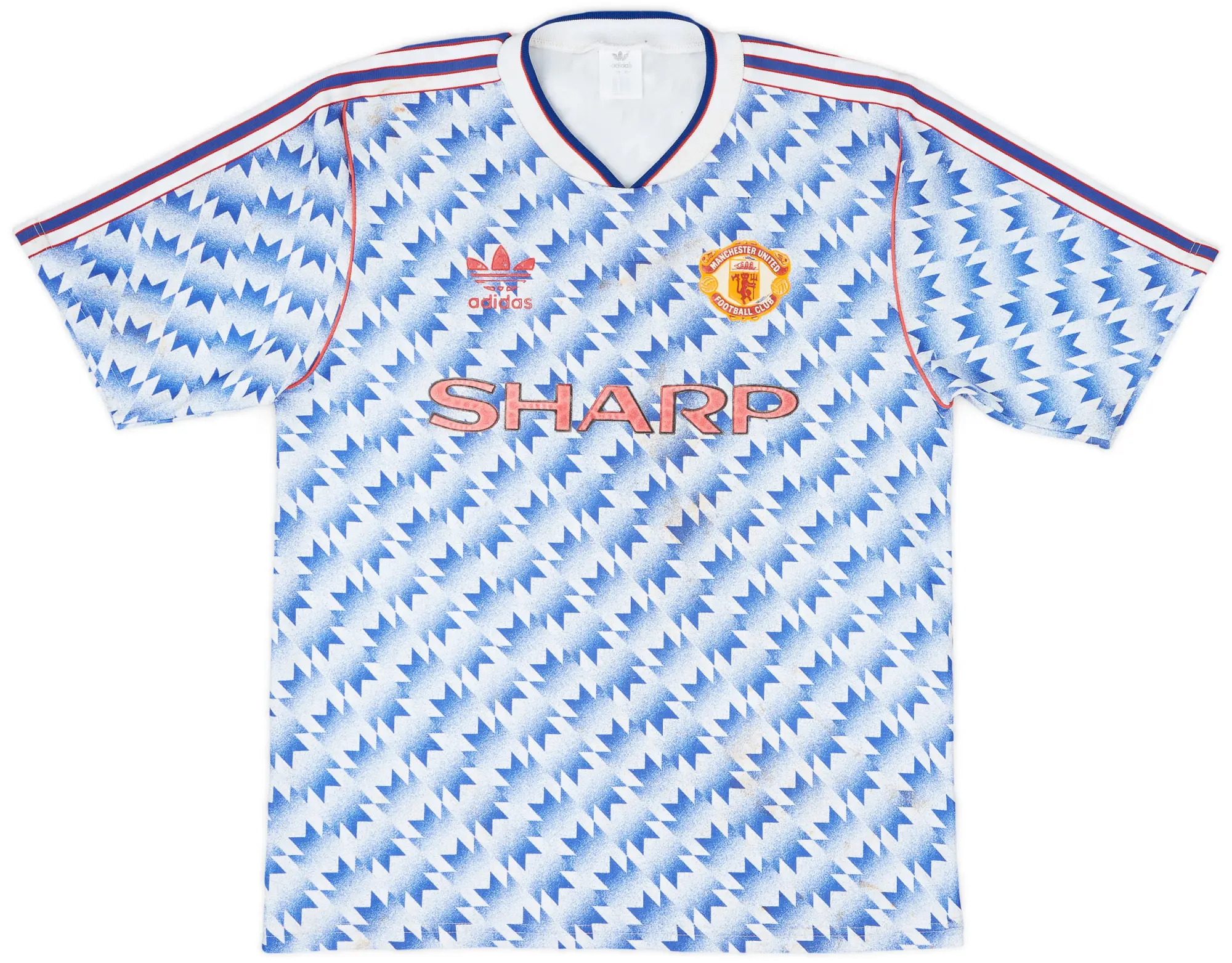 adidas 1990-92 Manchester United Away Shirt - 6/10 - (M)