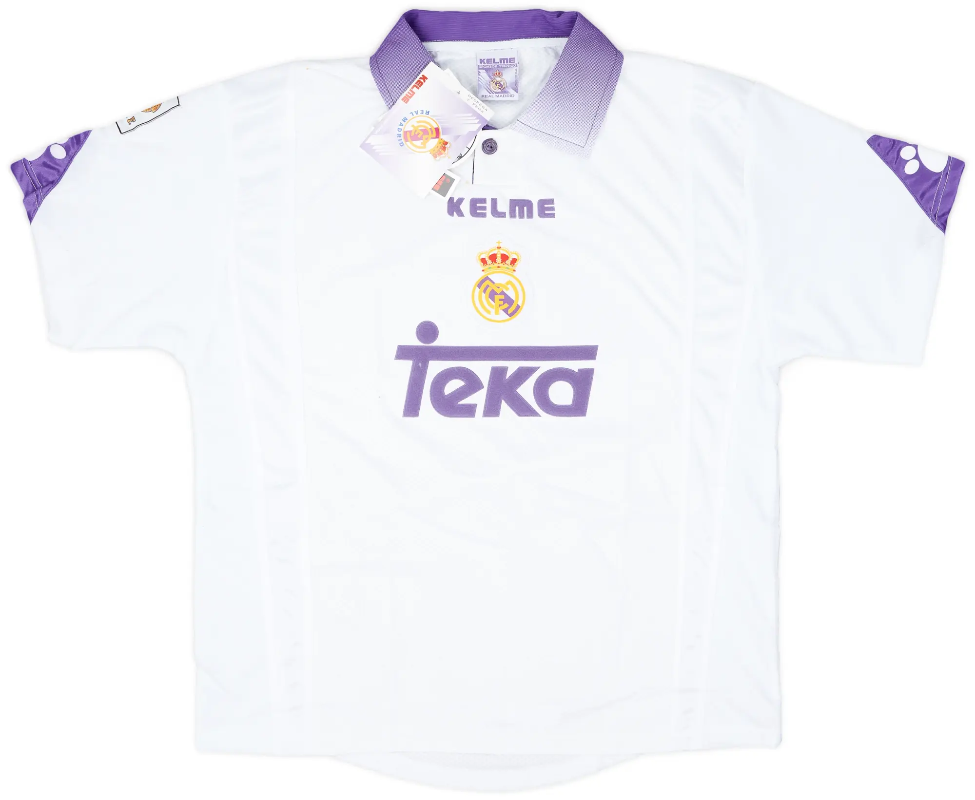 Kelme 1997-98 Real Madrid Home Shirt (L)