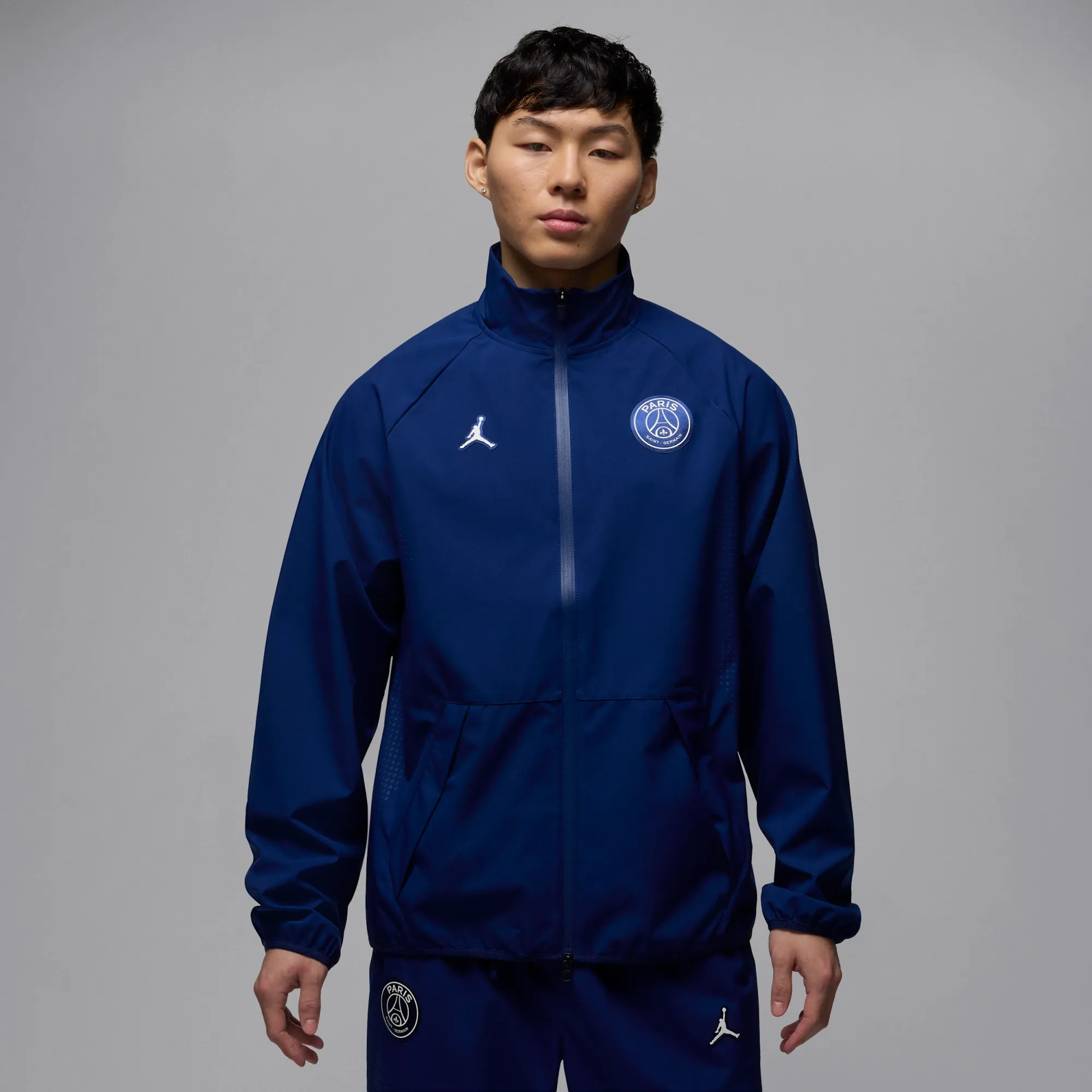Jordan PSG ジャケット Mサイズ ネイビー Nike Jordan PSG x Jordan Warm Up Jacket - Blue | HQ2191-492