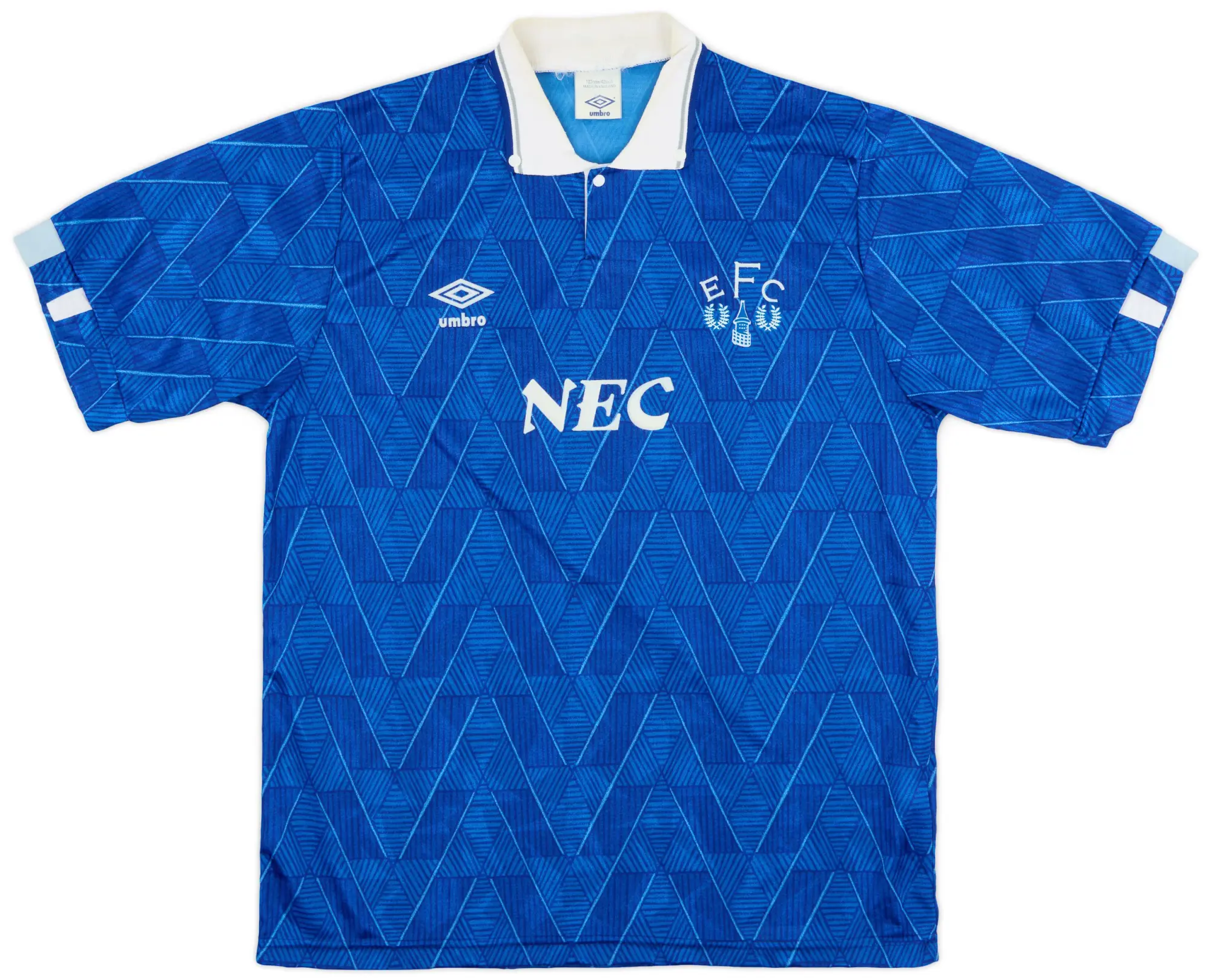 Umbro 1988-91 Everton Home Shirt - 9/10 - (L)