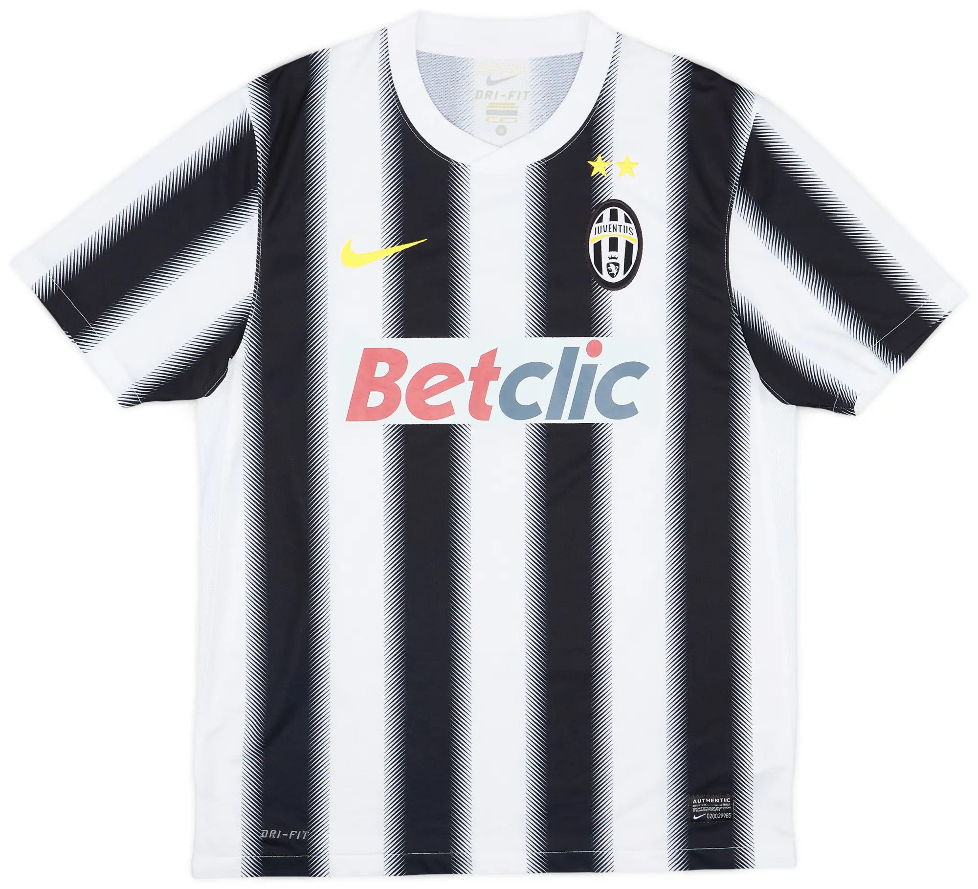 Nike 2011-12 Juventus Home Shirt Del Piero #10 - 7/10 - (M)