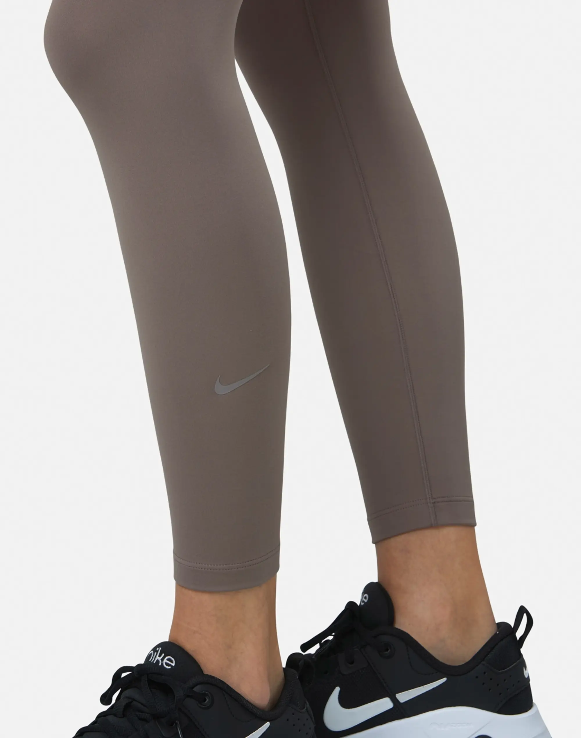 Women's Nike One 7/8 Leggings in Brown/Black
