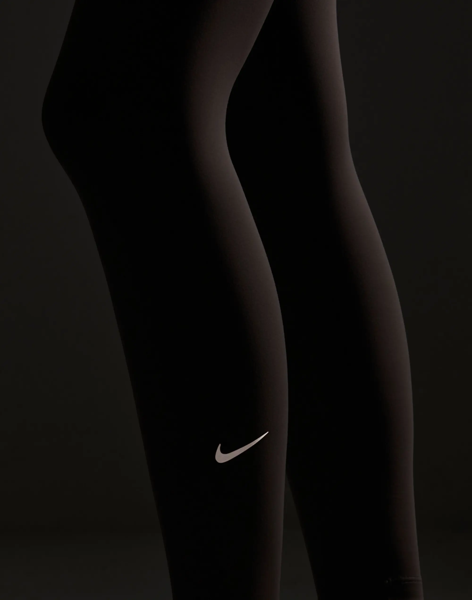 Women's Nike One 7/8 Leggings in Brown/Black