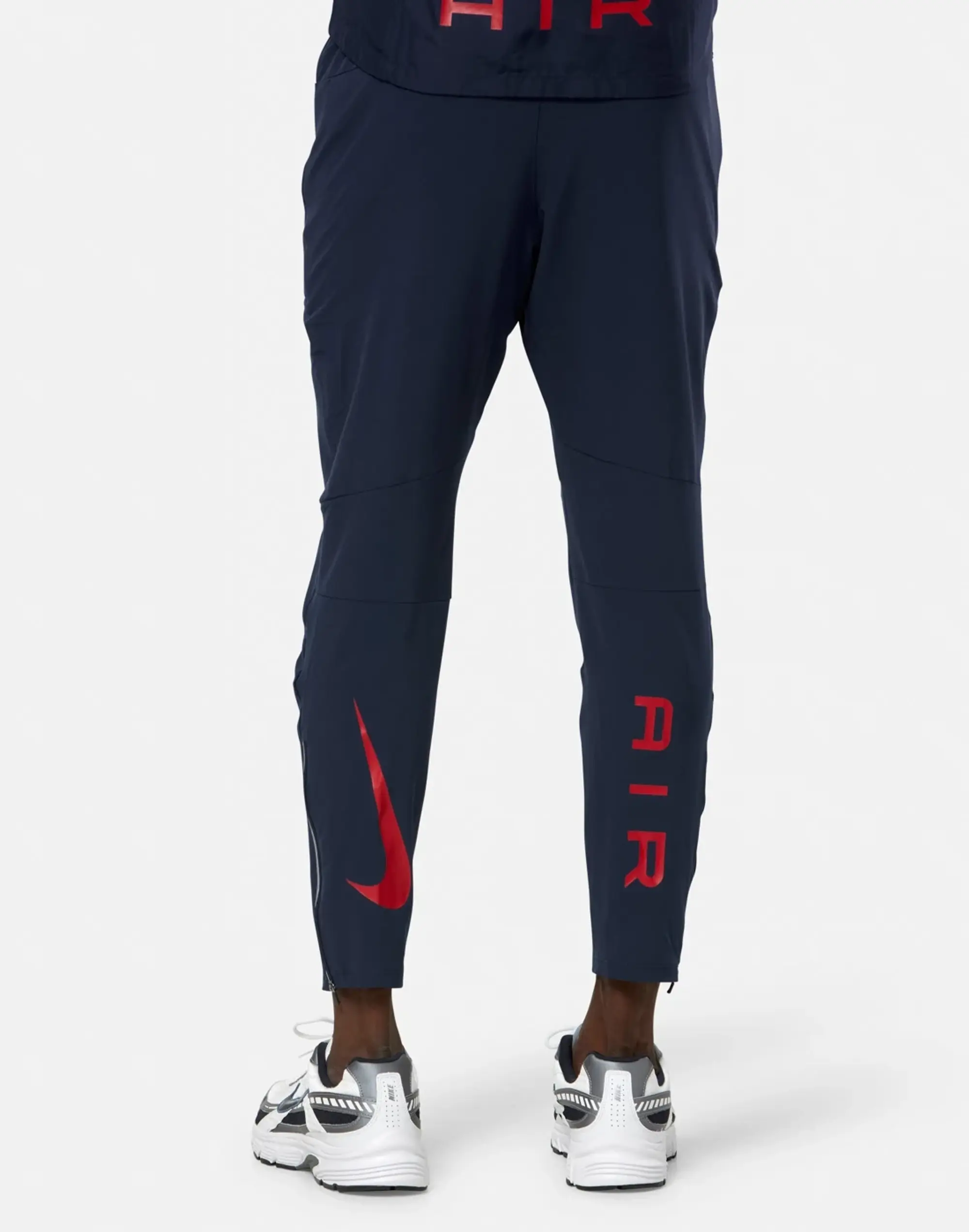 Men's Nike Swoosh Air Run Pants in Navy Blue