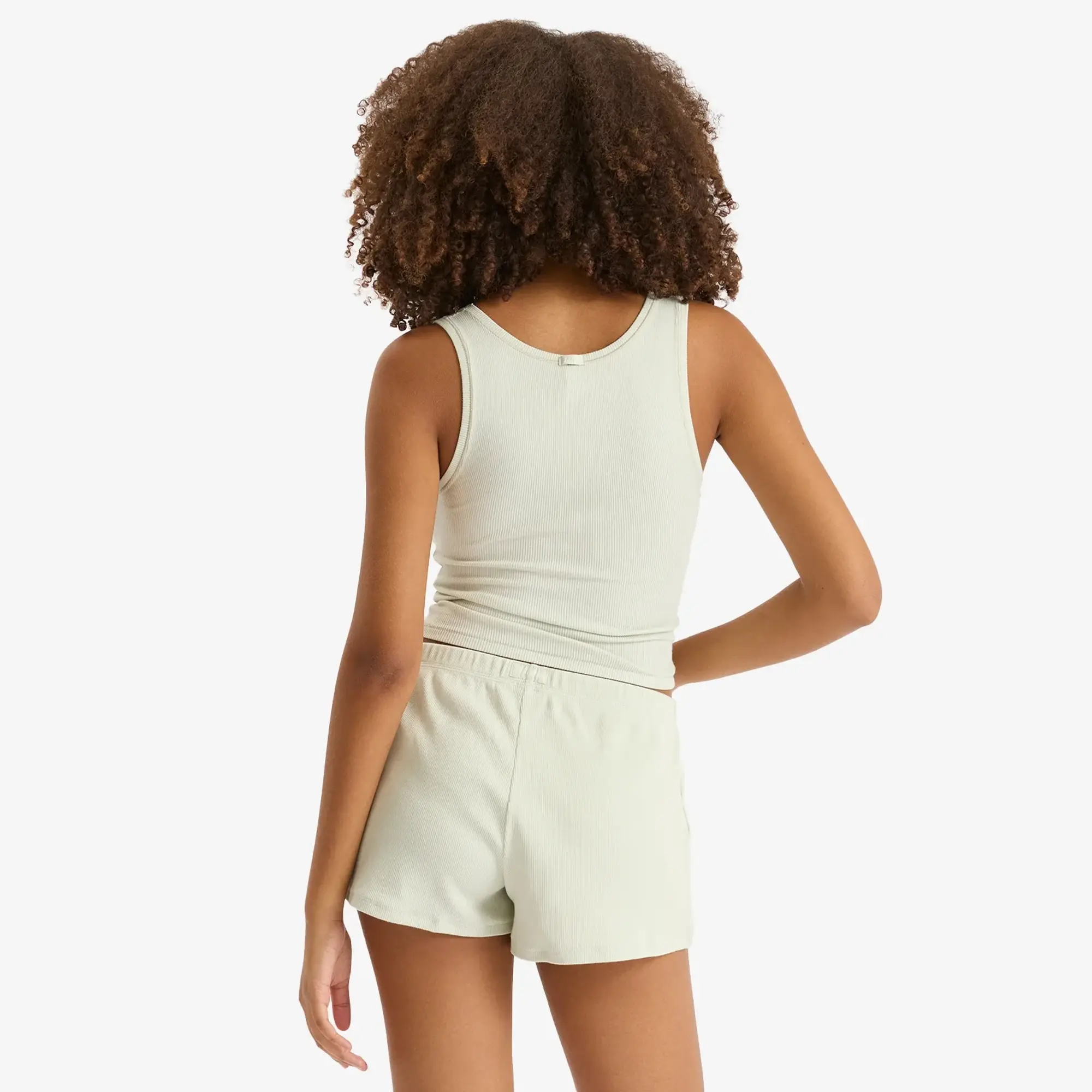 SKIMS Women's Cotton Rib Loose Short Spearmint