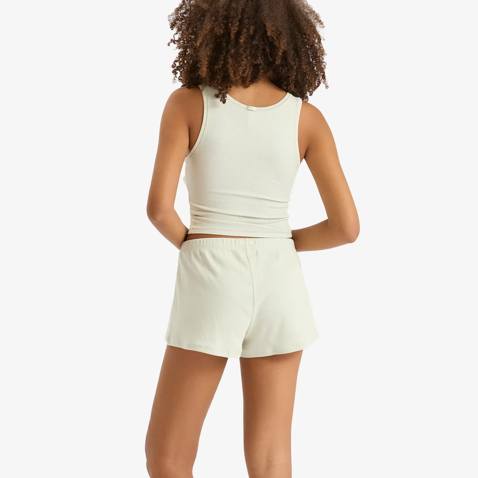 SKIMS Women's Cotton Rib Loose Short Spearmint