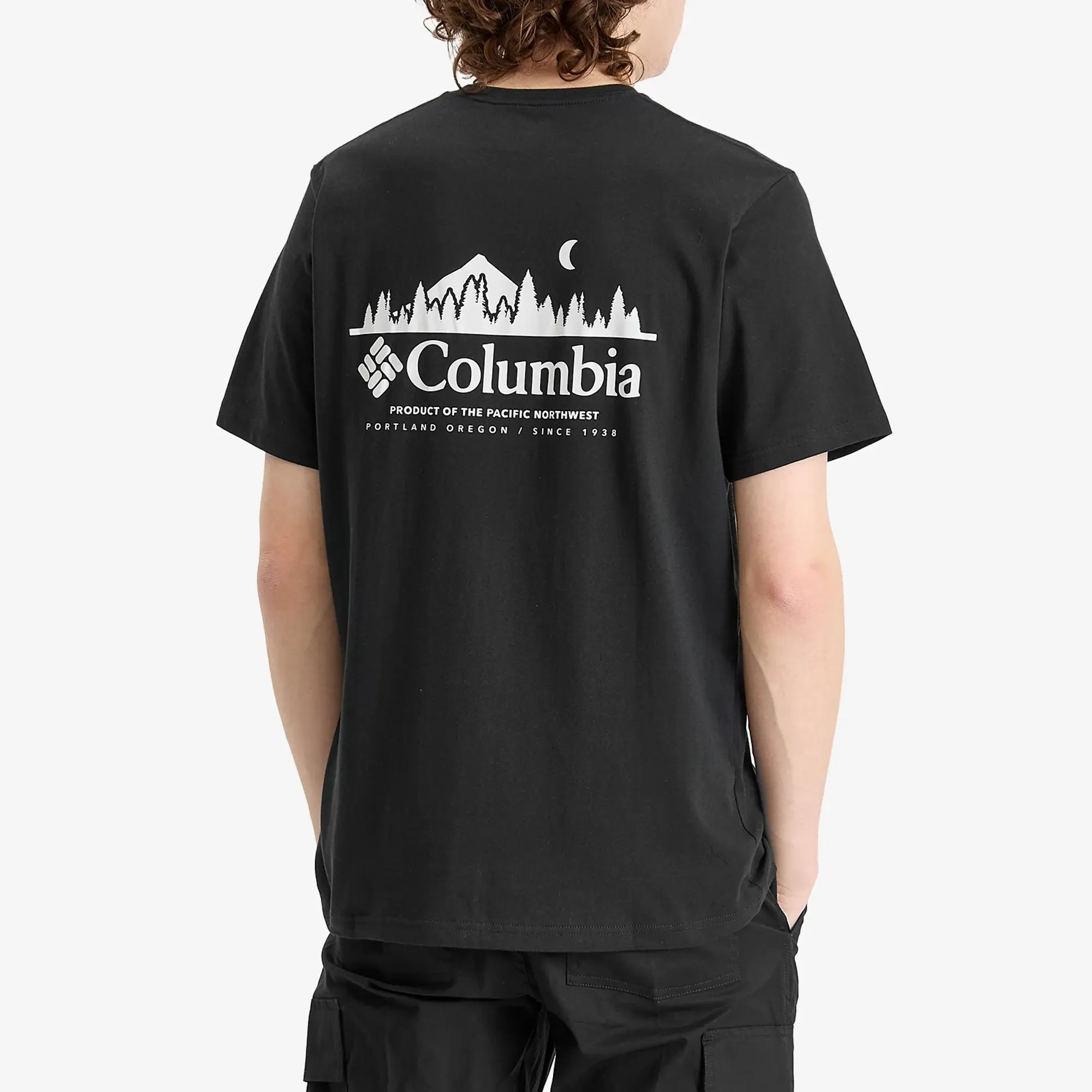 Columbia Hageman Graphic T-Shirt - Black, Heavenly