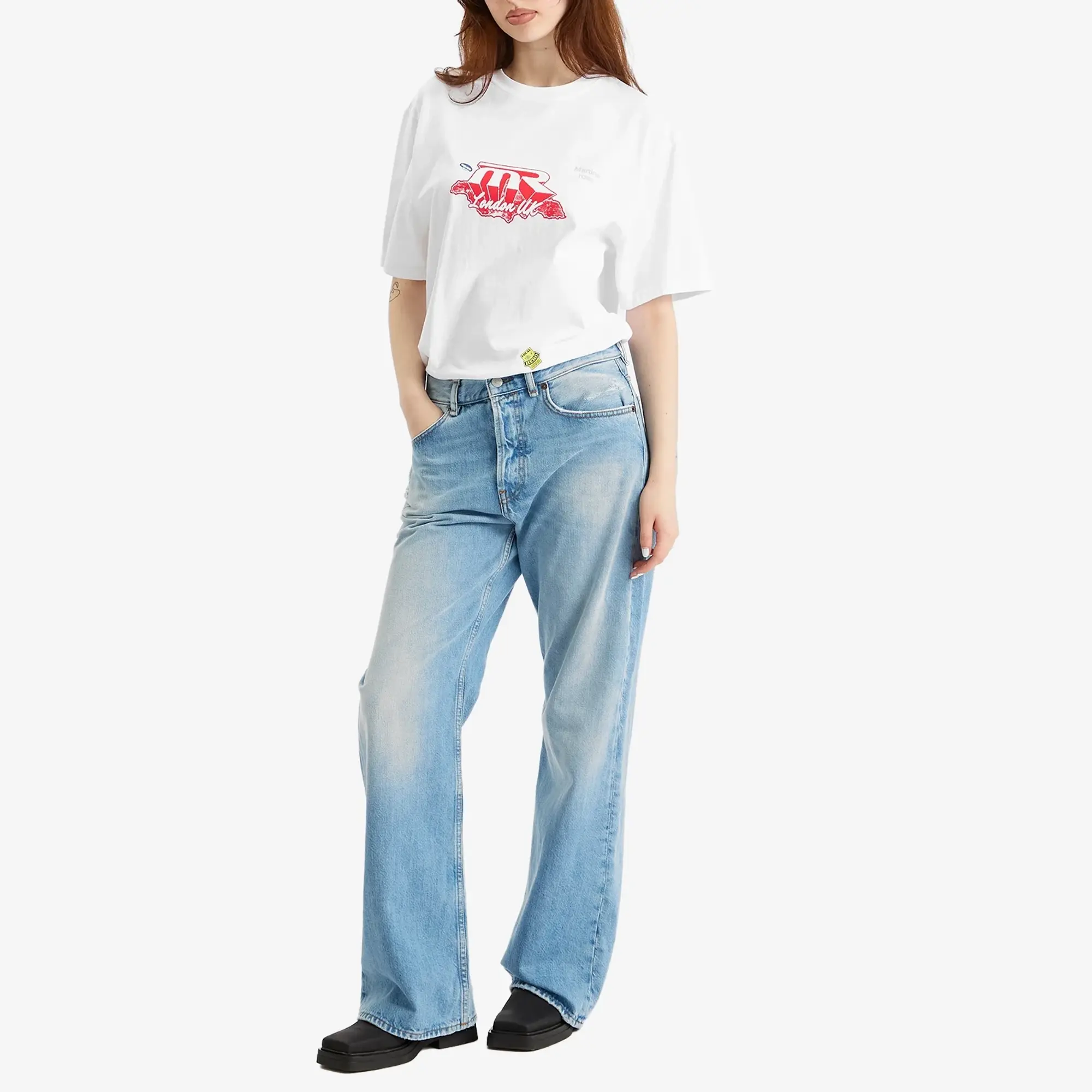 Martine Rose Women's London T-Shirt White