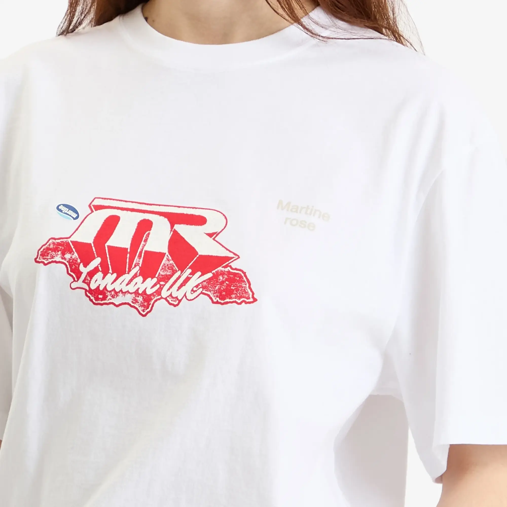 Martine Rose Women's London T-Shirt White