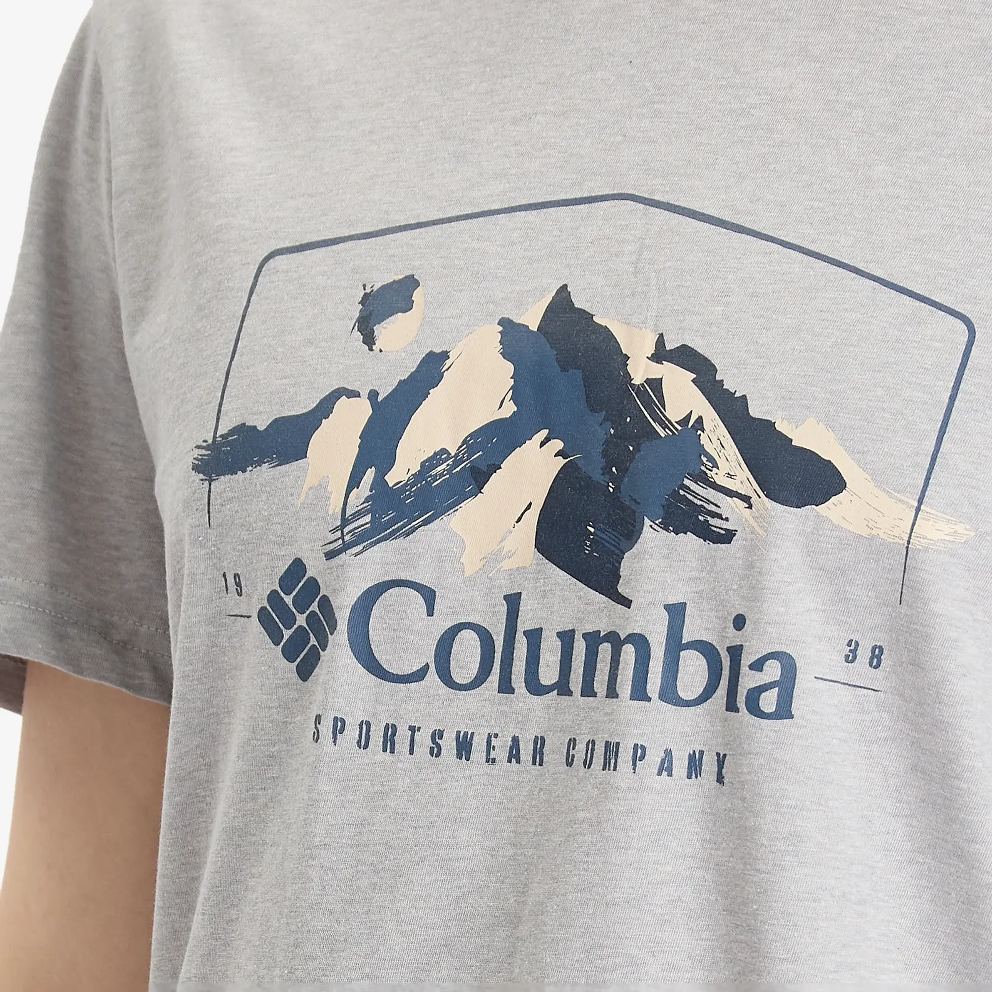 Columbia Men's Path Lake™ Graphic T-Shirt Columbia Men's Grey Heather