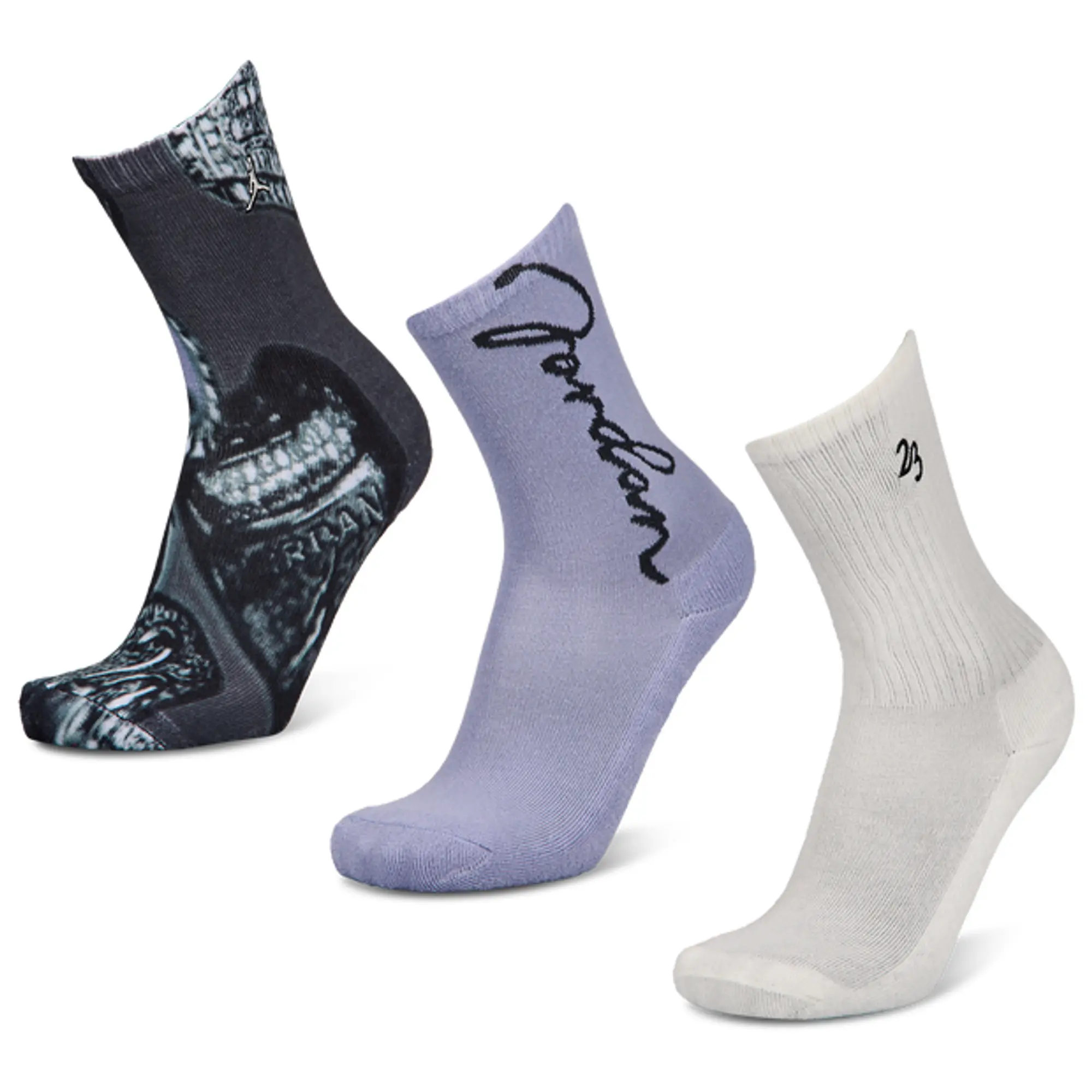 Nike Jordan Jordan Kids Crew 6 Pack Unisex Socks - Black