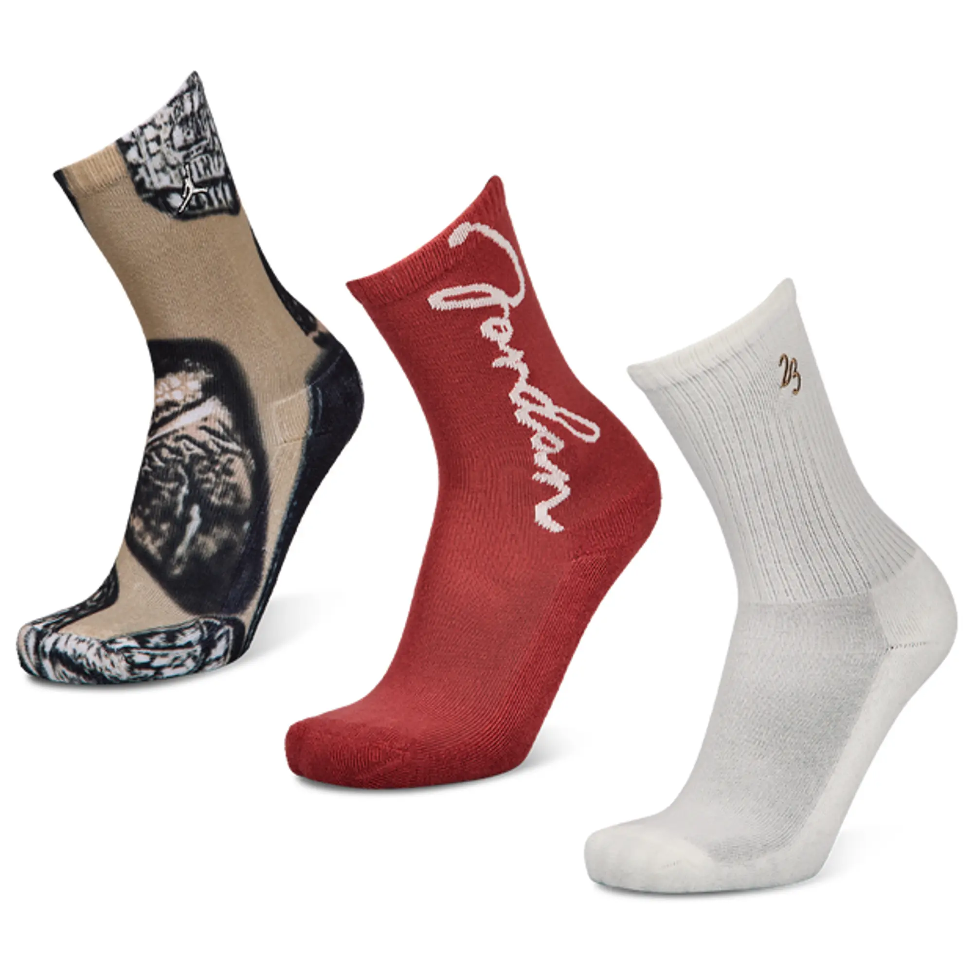 Nike Jordan Jordan Kids Crew 6 Pack Unisex Socks - Green