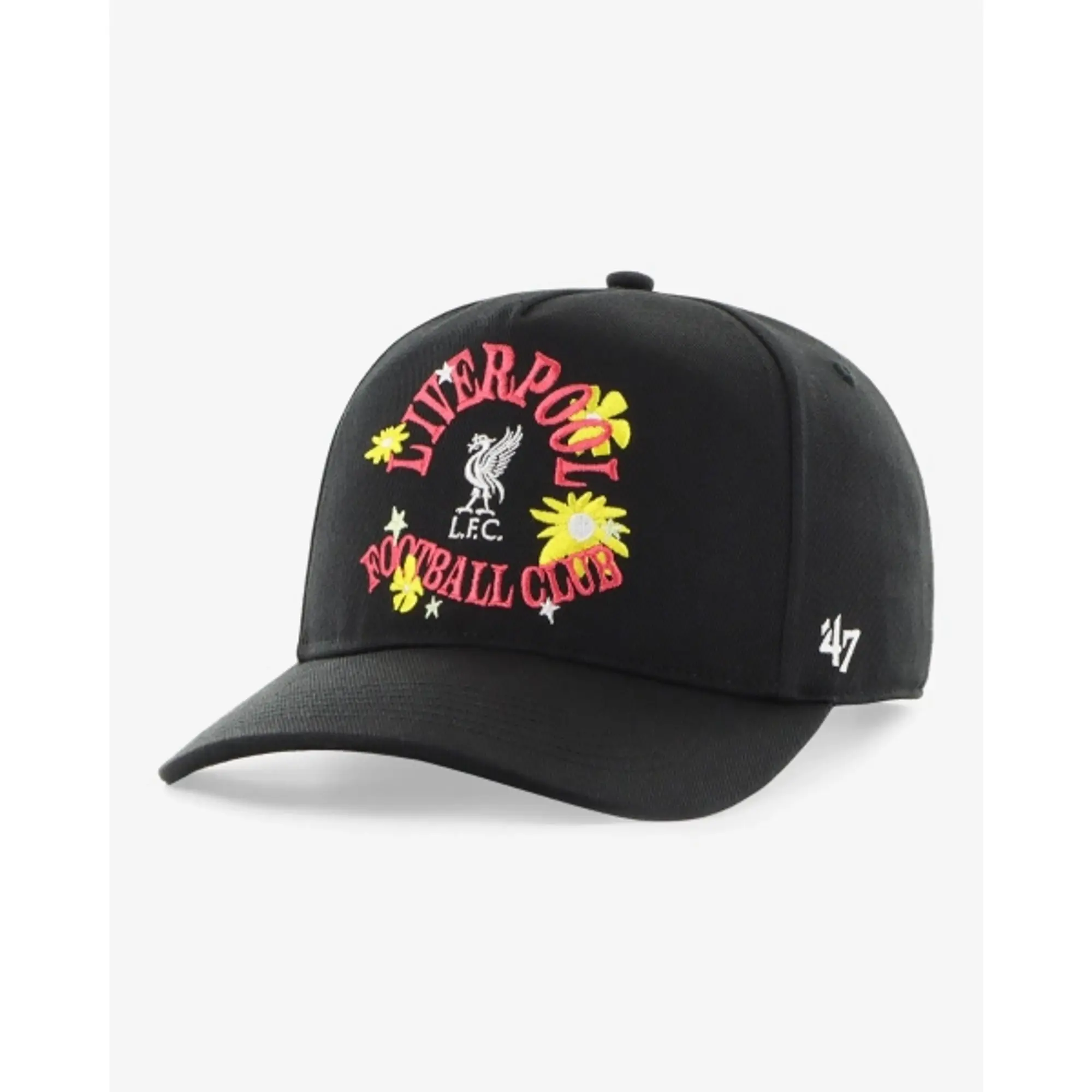 Liverpool FC LFC 47 Adults Flora Hitch Cap Black