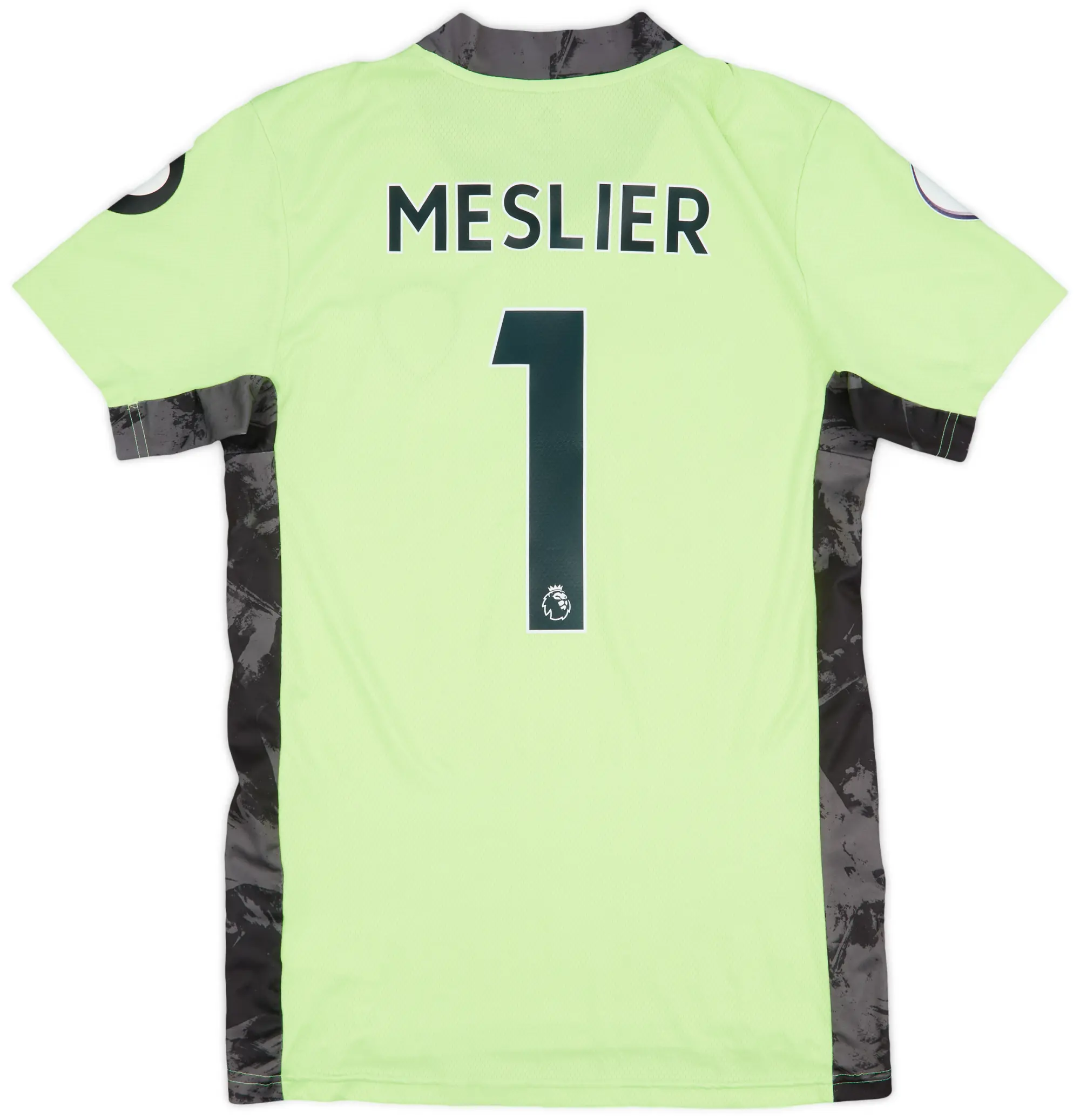 adidas 2020-21 Leeds United GK S/S Shirt Meslier #1 - 8/10 - (S)