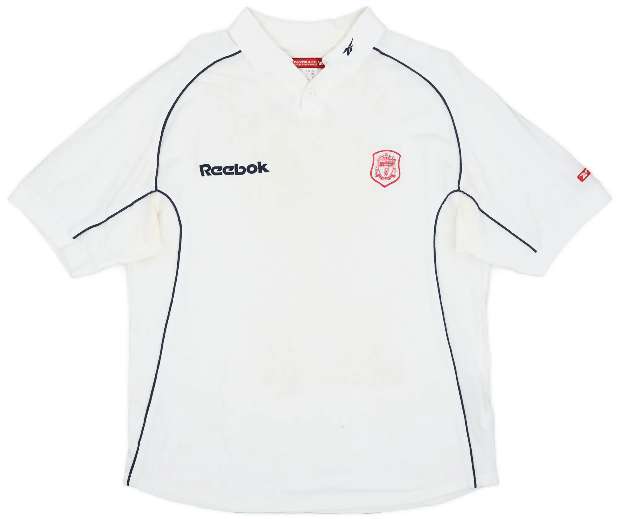 Reebok Liverpool Mens SS Home Shirt 2001/02