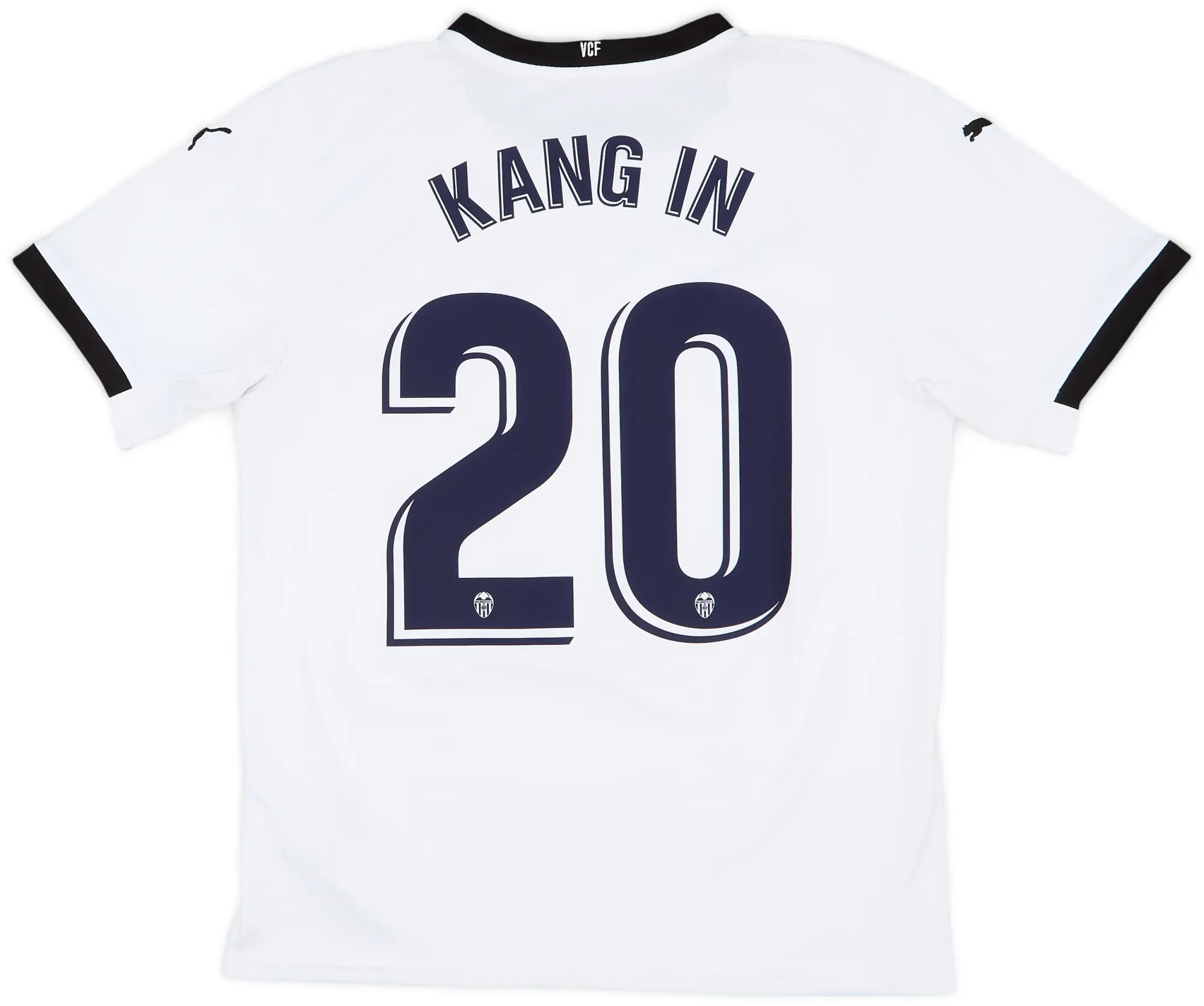 Puma 2020-21 Valencia Home Shirt Kang-In #20 - 8/10 - (M)