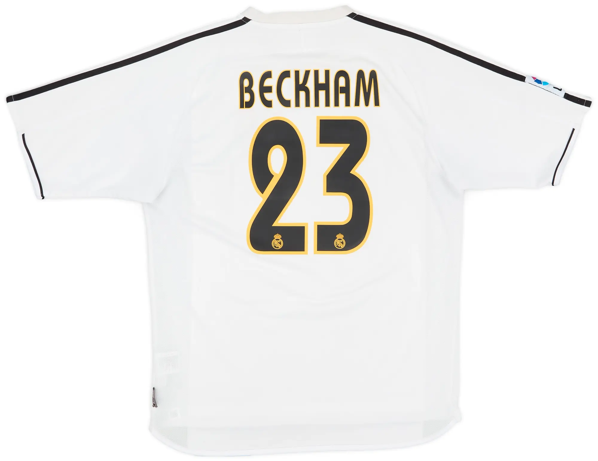 adidas 2003-04 Real Madrid Home Shirt Beckham #23 - 7/10 - (M)