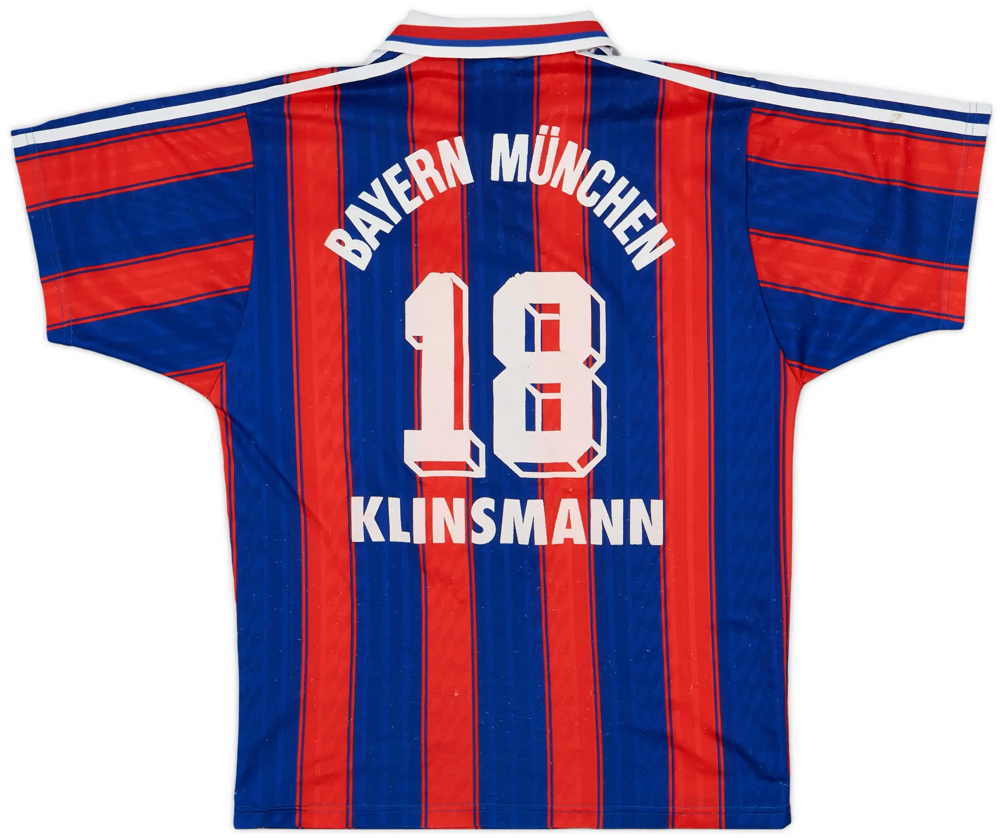 adidas 1995-97 Bayern Munich Home Shirt Klinsmann #18 - 5/10 - (S)