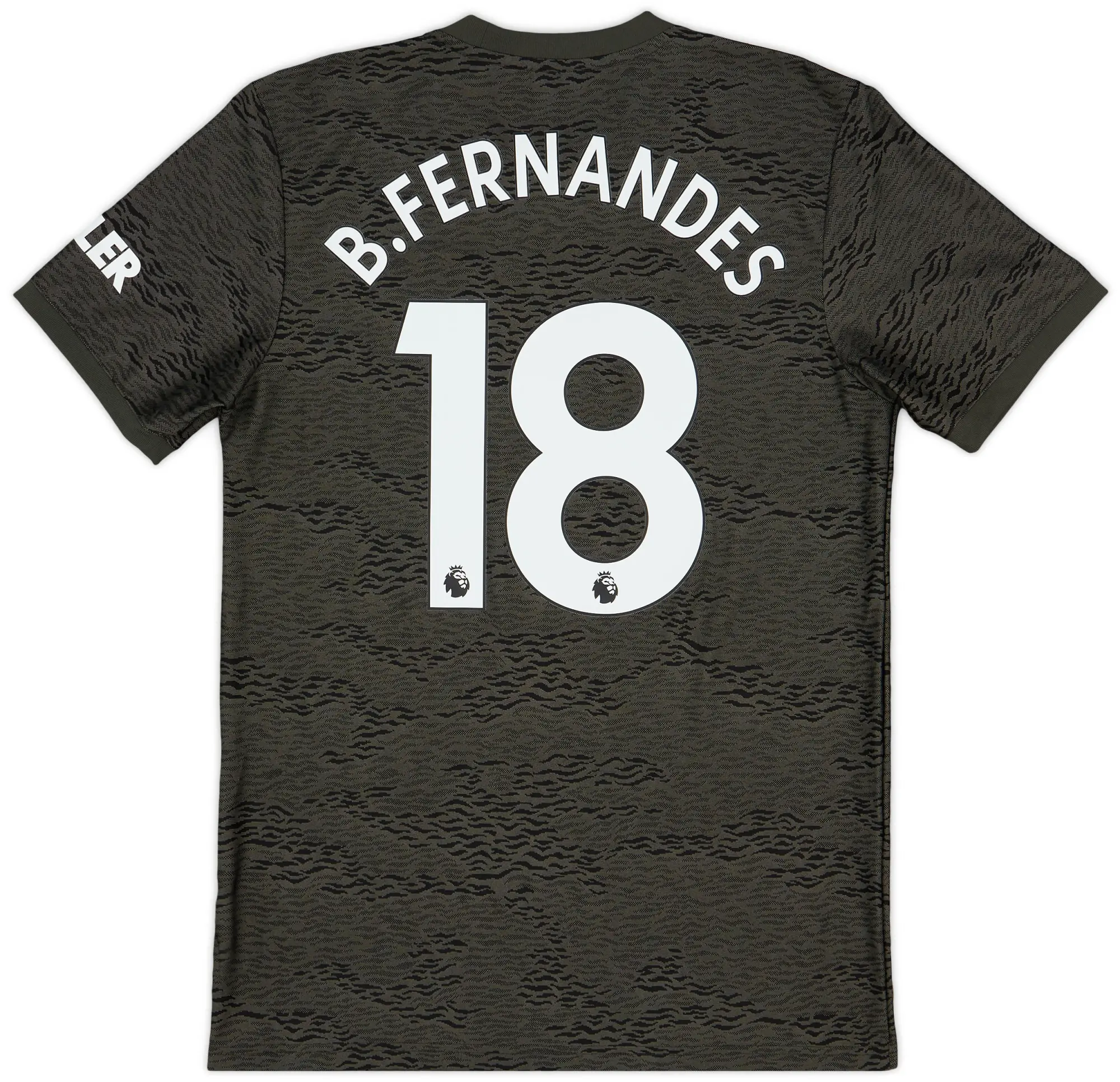 adidas 2020-21 Manchester United Away Shirt B.Fernandes #18 - 9/10 - (M)