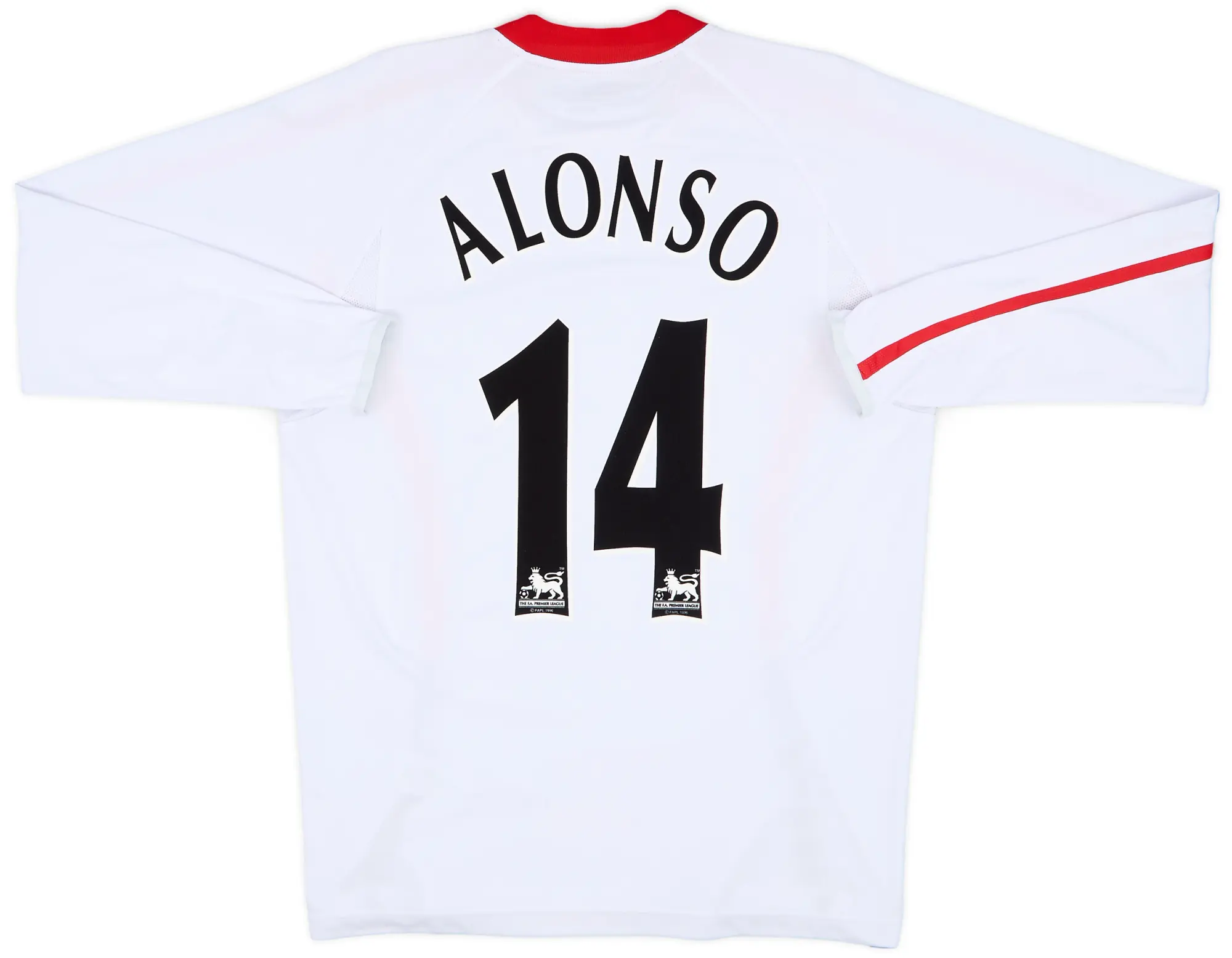 Reebok 2005-06 Liverpool Away L/S Shirt Alonso #14 - 6/10 - (M)