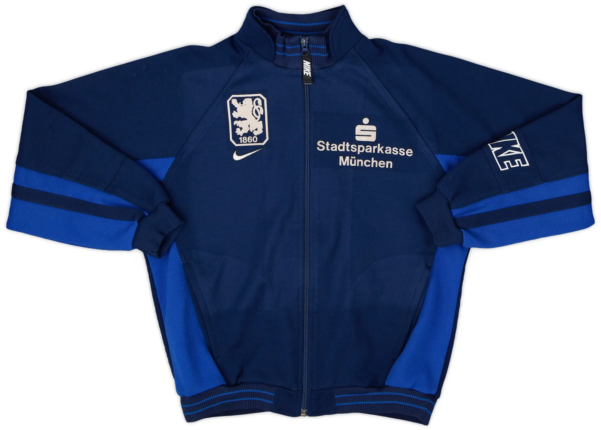 1997-98 1860 Munich Nike Track Jacket - 8/10 - (L.Boys)