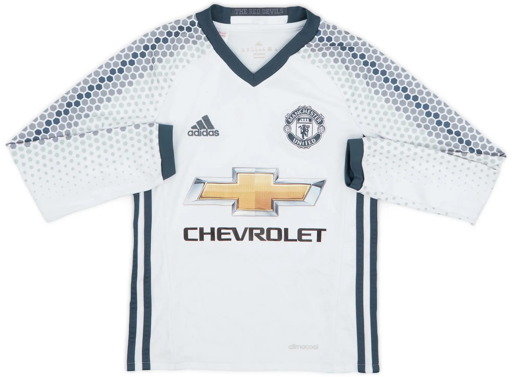 adidas 2016-17 Manchester United Third L/S Shirt - 7/10 - (S.Boys)