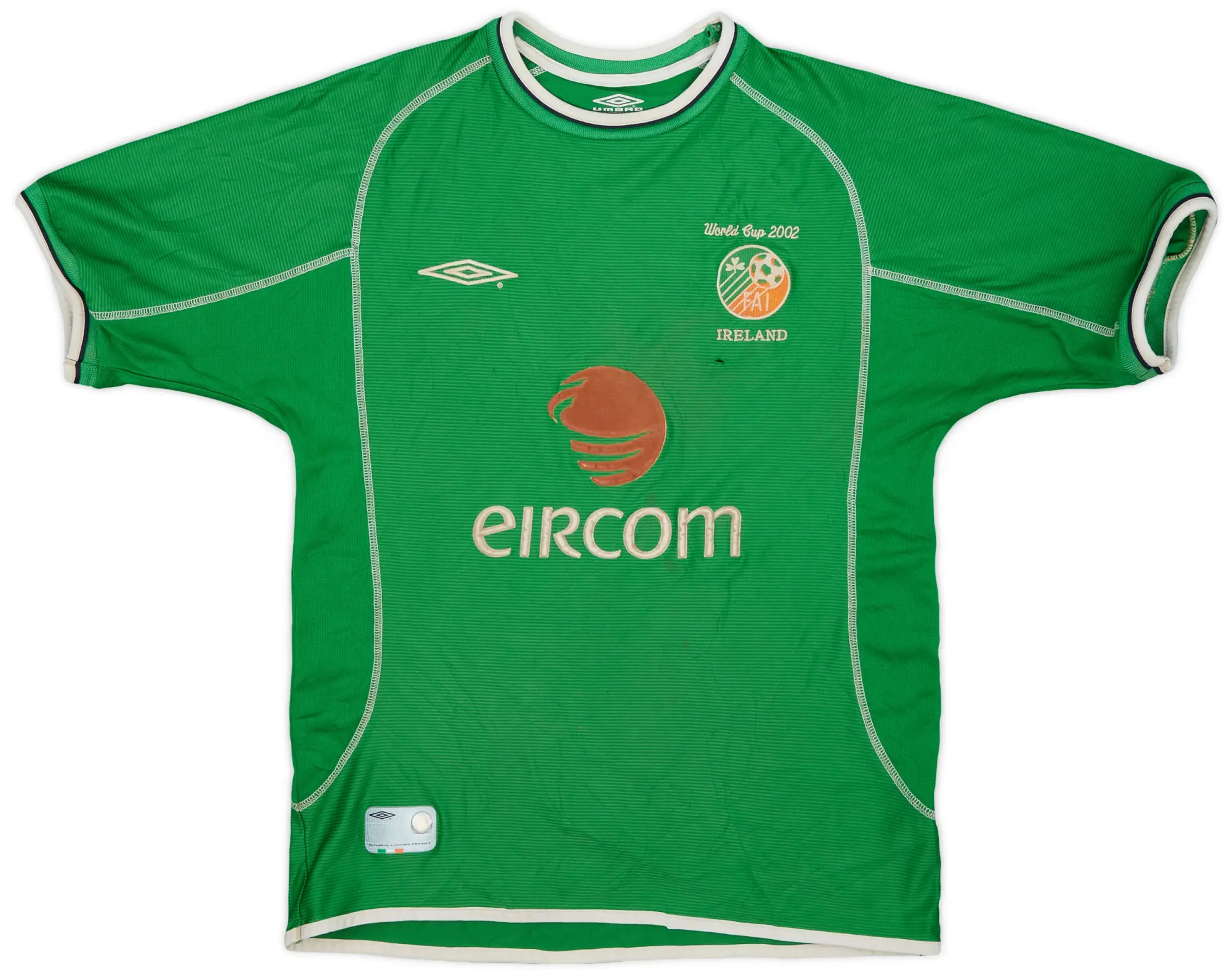 Umbro 2001-03 Ireland Home Shirt - 3/10 - (M)