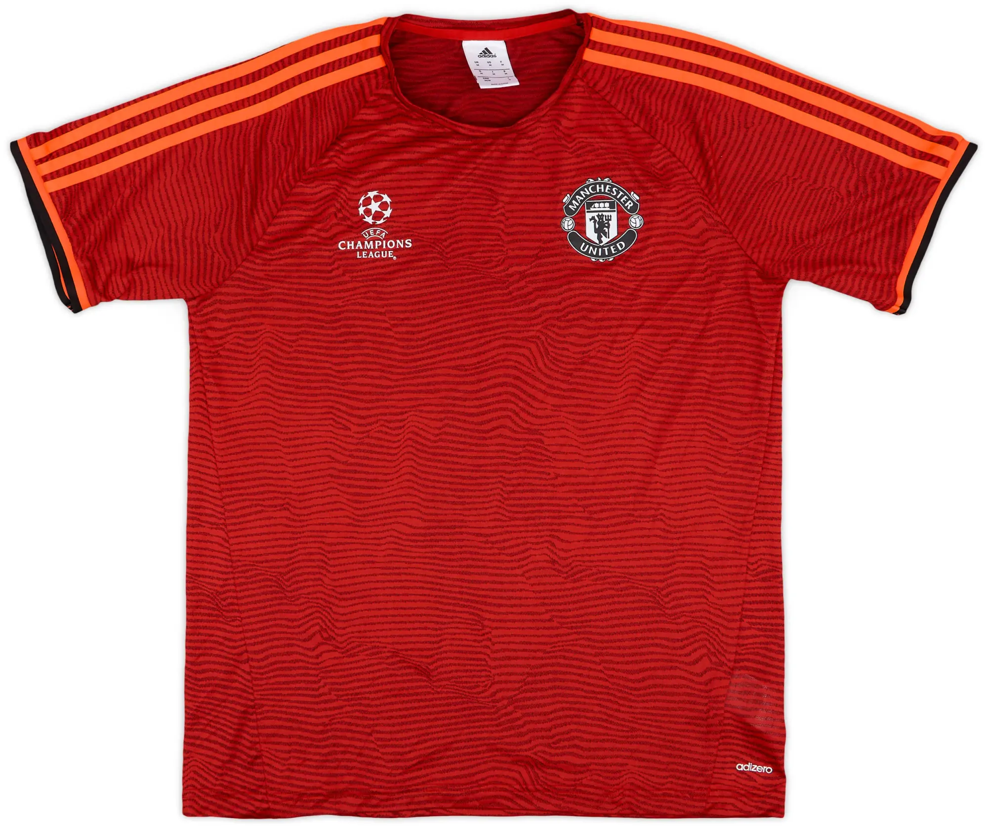 2015-16 Manchester United adidas Champions League Training Shirt - 10/10 - (M)