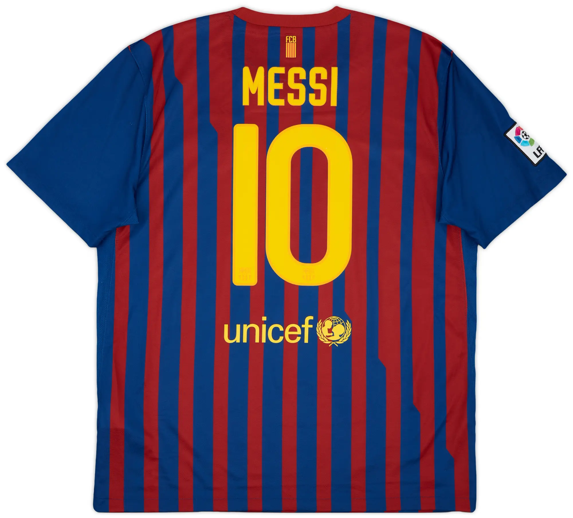 Nike 2011-12 Barcelona Home Shirt Messi #10 - 9/10 - (XL)