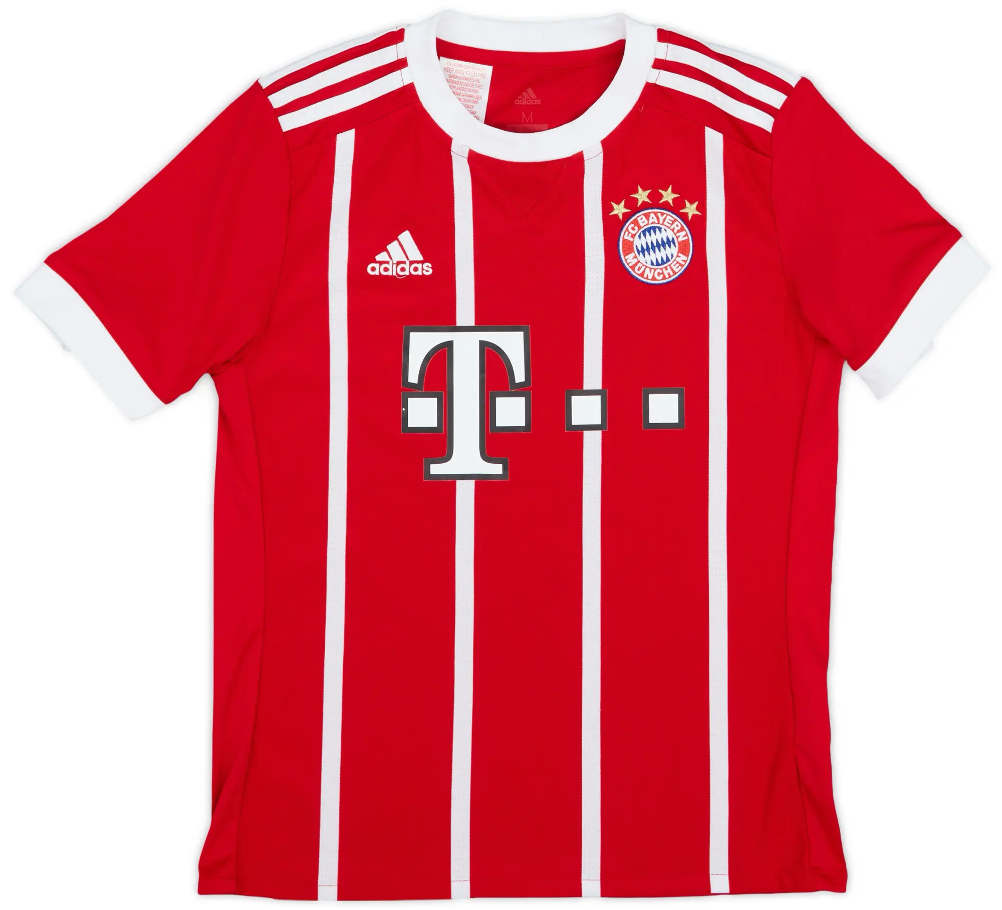 adidas 2017-18 Bayern Munich Home Shirt - 10/10 - (M.Boys)