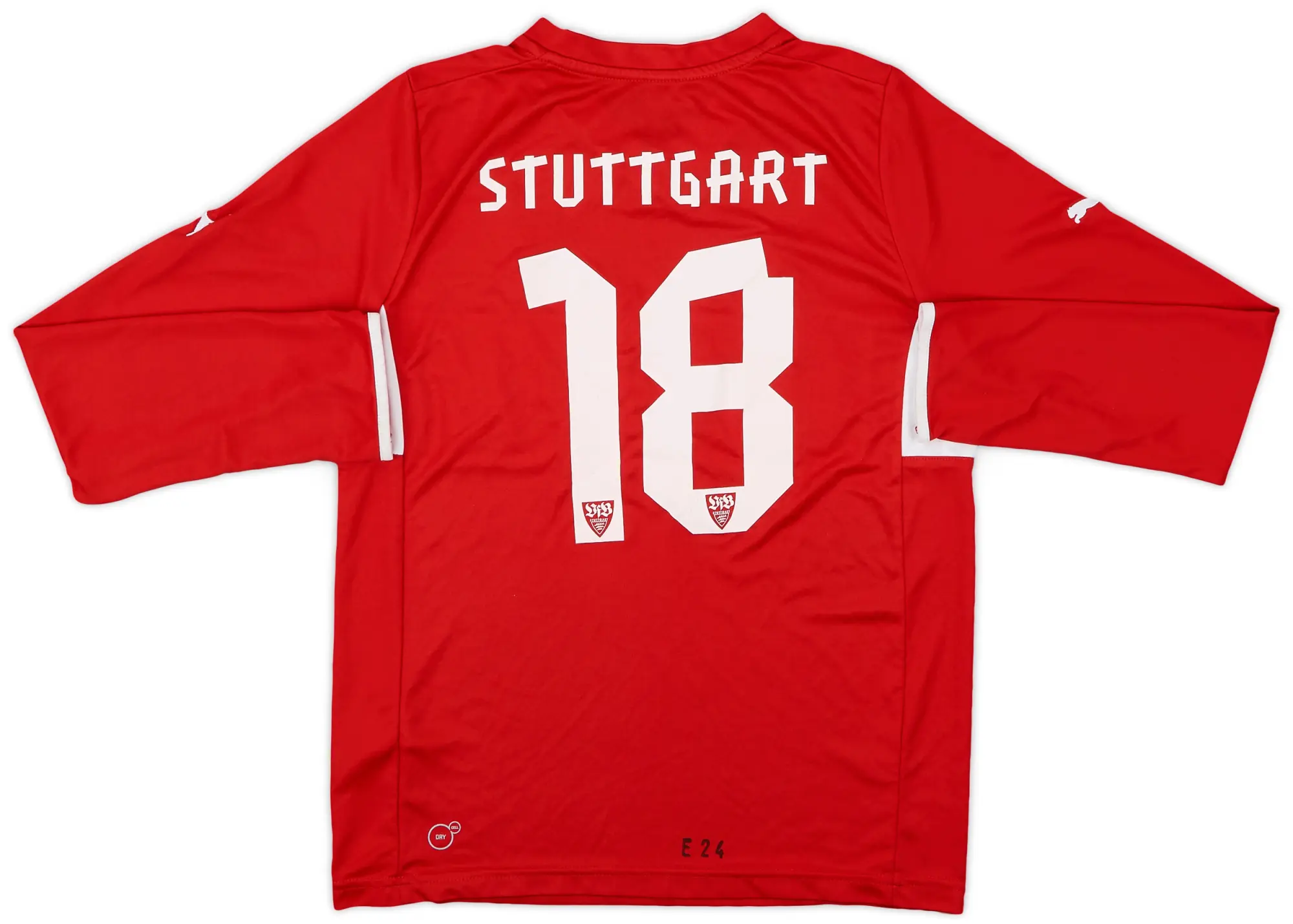 Puma 2012-14 Stuttgart Away L/S Shirt #18 - 6/10 - (L.Boys)