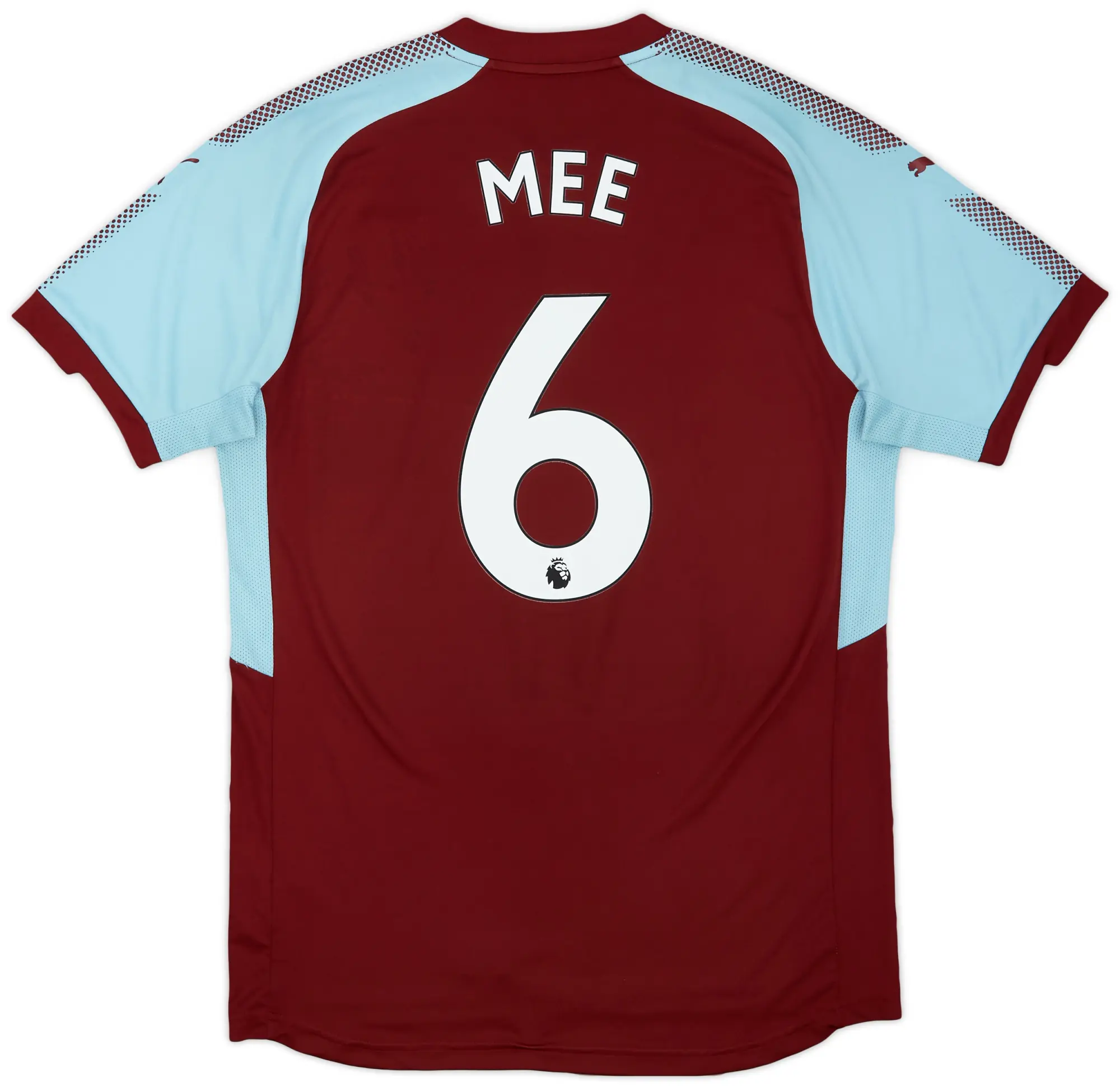 Puma 2017-18 Burnley Home Shirt Mee #6 - 8/10 - (L)