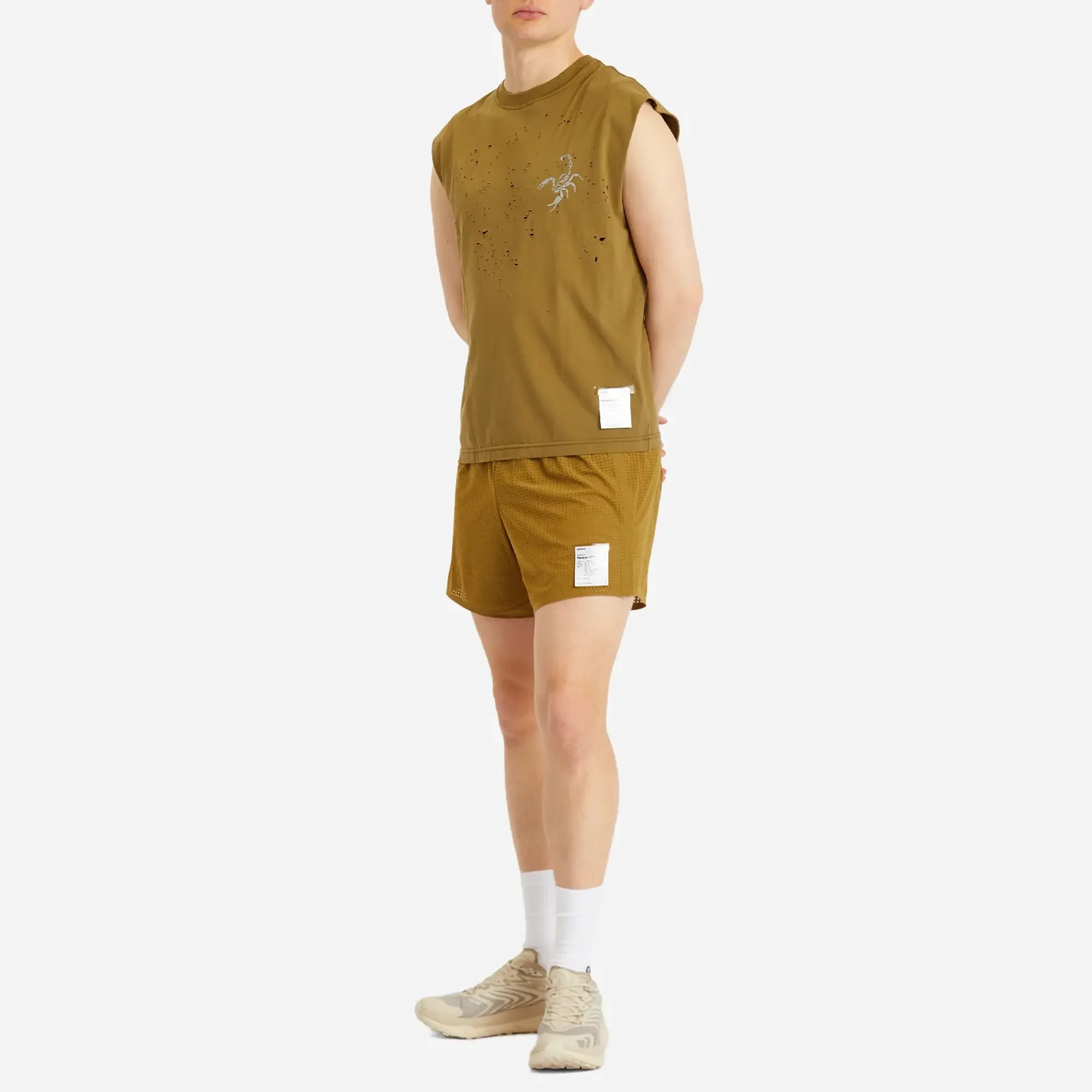 Satisfy Men's MothTech™ Muscle T-Shirt Sun Bleached Military Olive