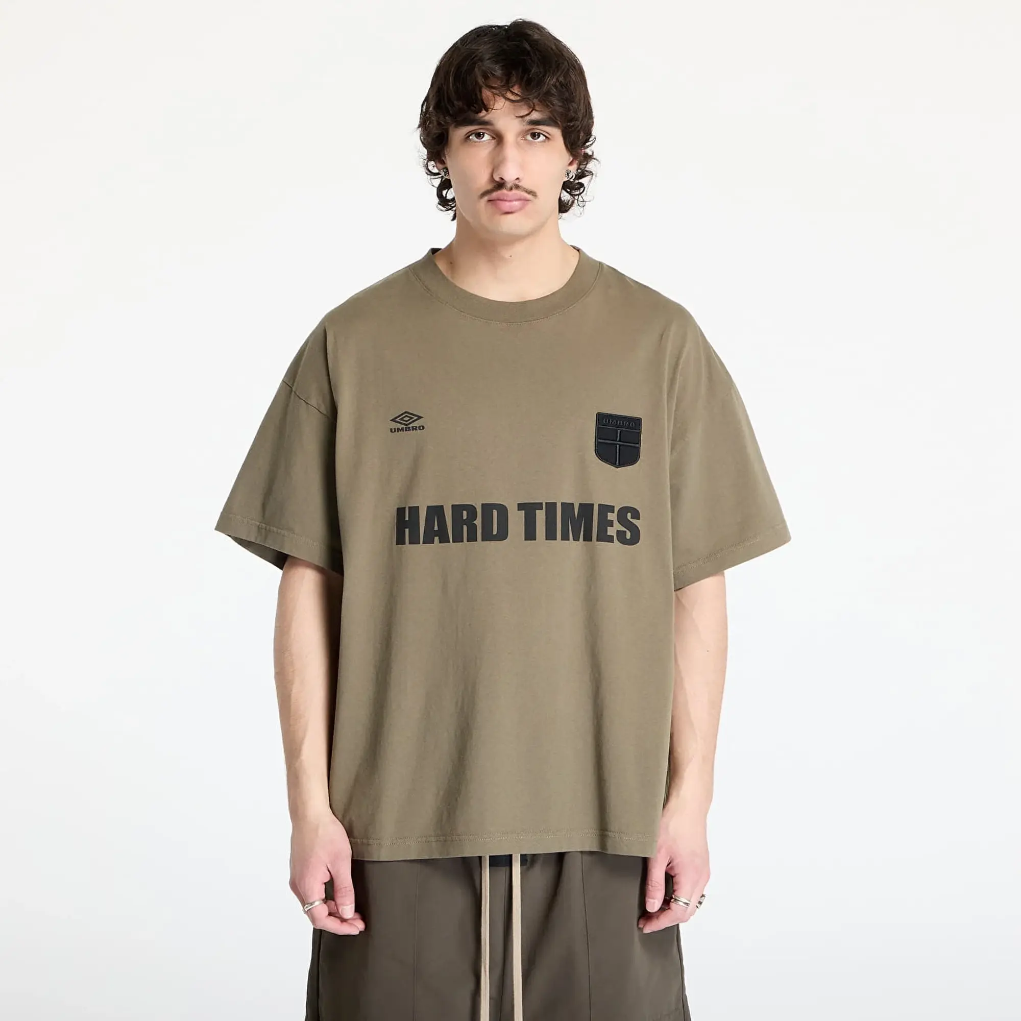 T-Shirt Umbro Hard Times T-Shirt Washed Black M