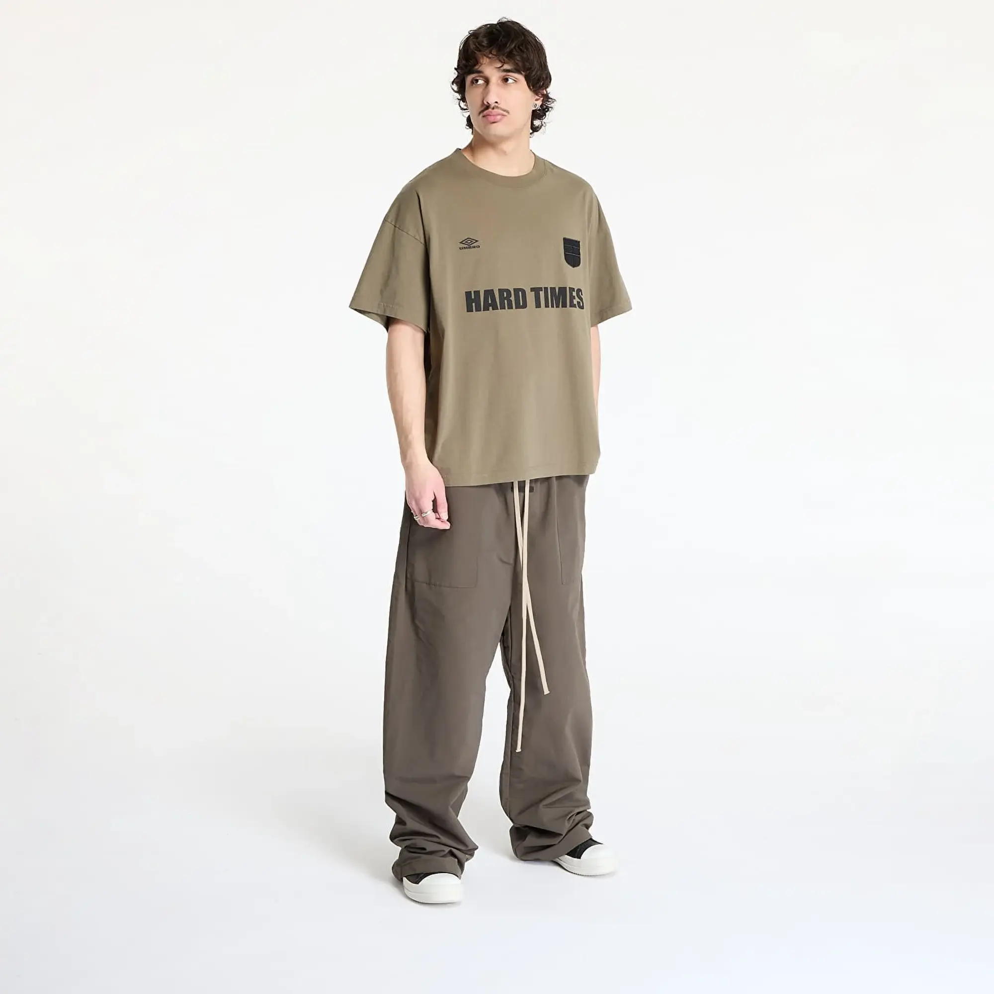 T-Shirt Umbro Hard Times T-Shirt Washed Black M