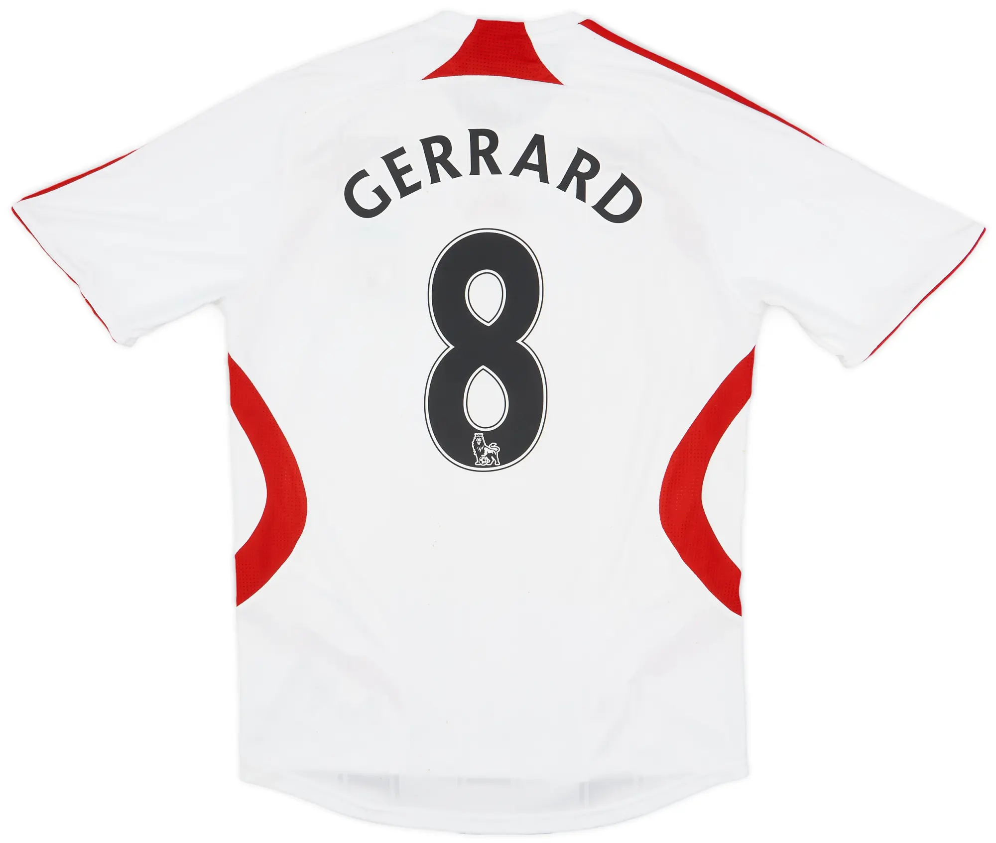 adidas 2007-08 Liverpool Away Shirt Gerrard #8 - 5/10 - (M)