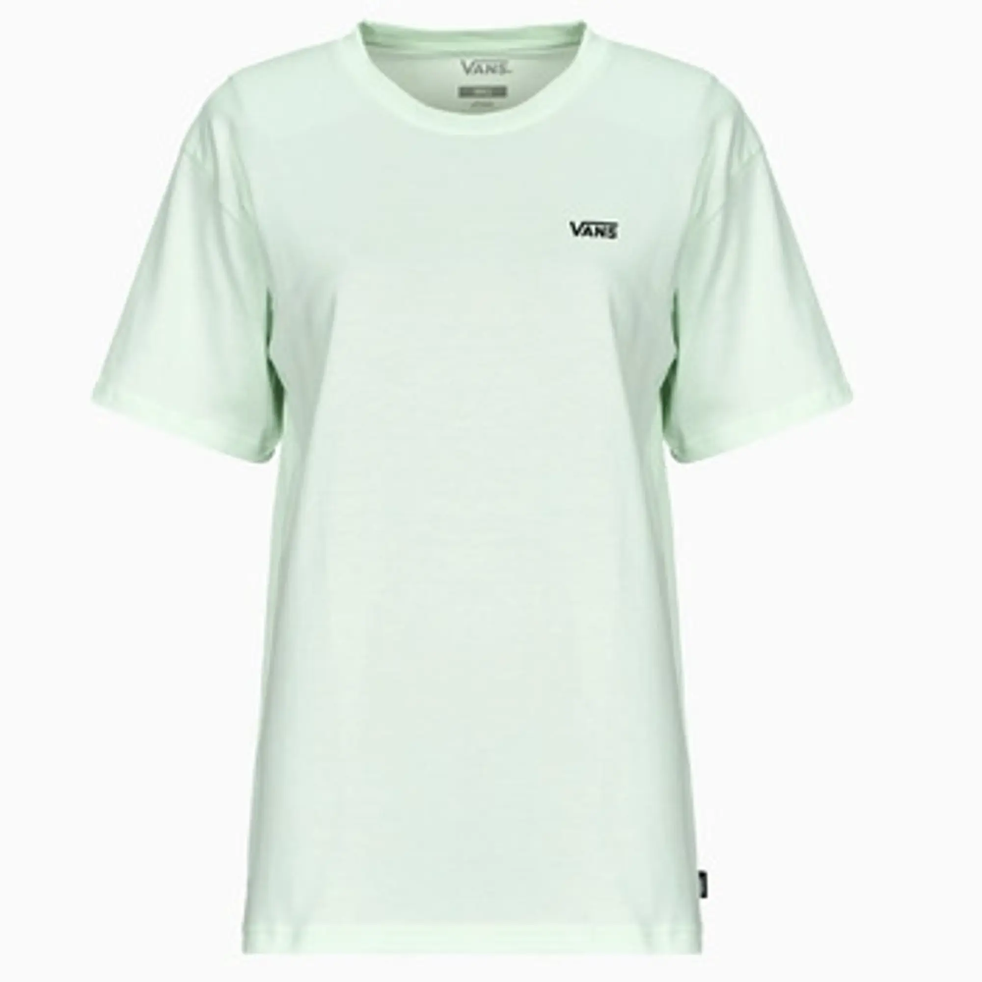 Vans  LEFT CHEST LOGO TEE EM  women's T shirt in Green