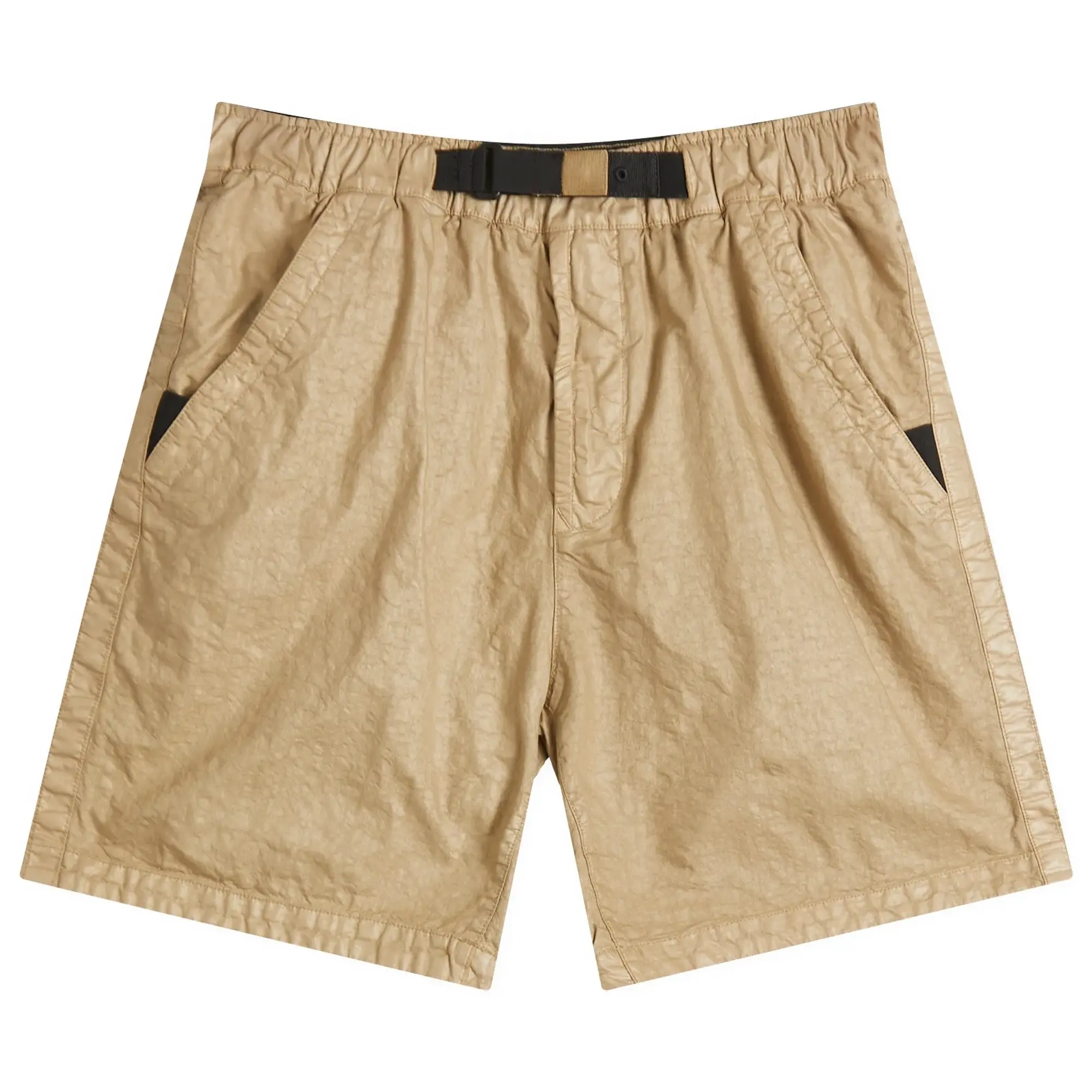 Stone Island Men's Organic Nylon Panama-TC Shorts Biscuit