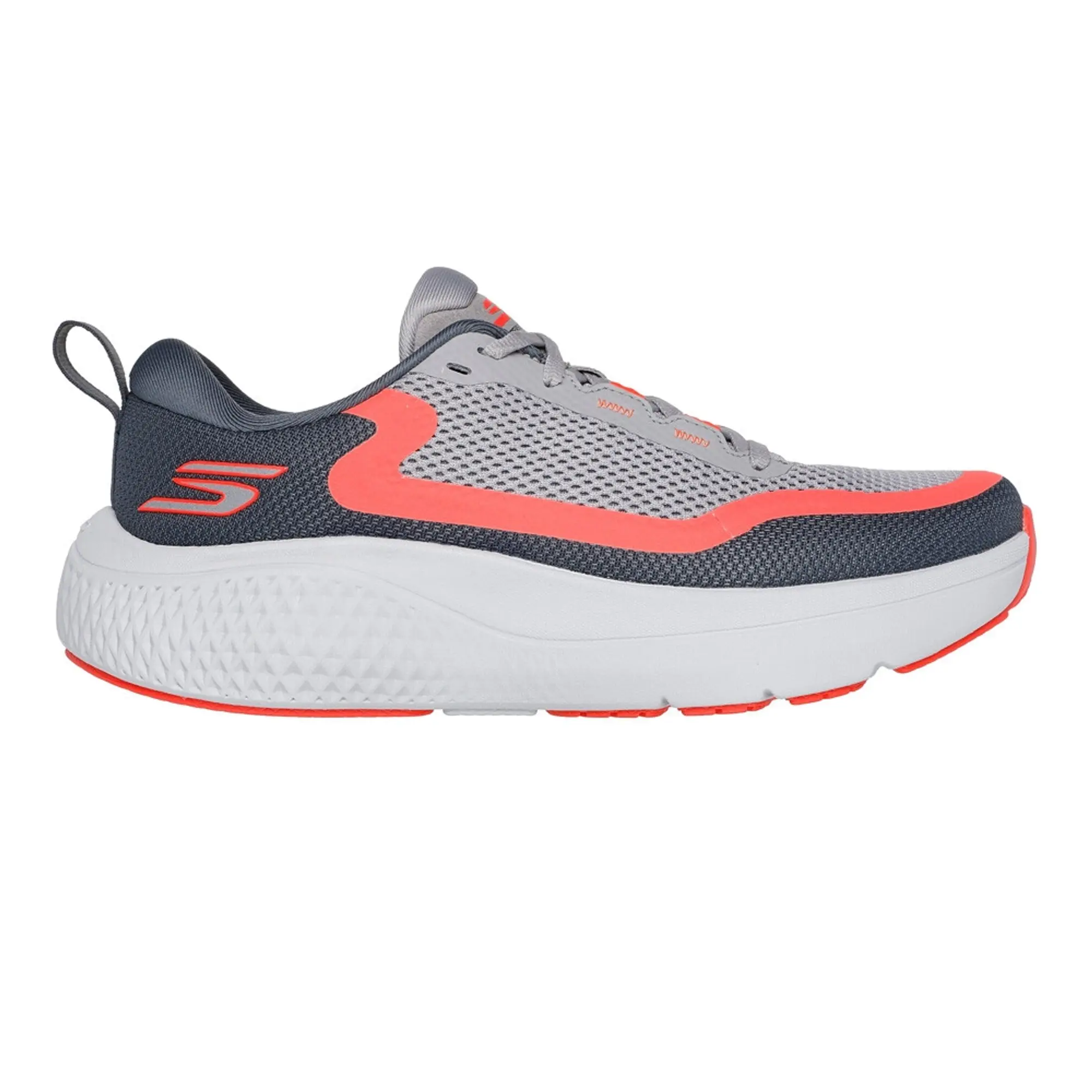 Skechers Women's GO RUN Supersonic Max Sneaker in Charcoal/Coral