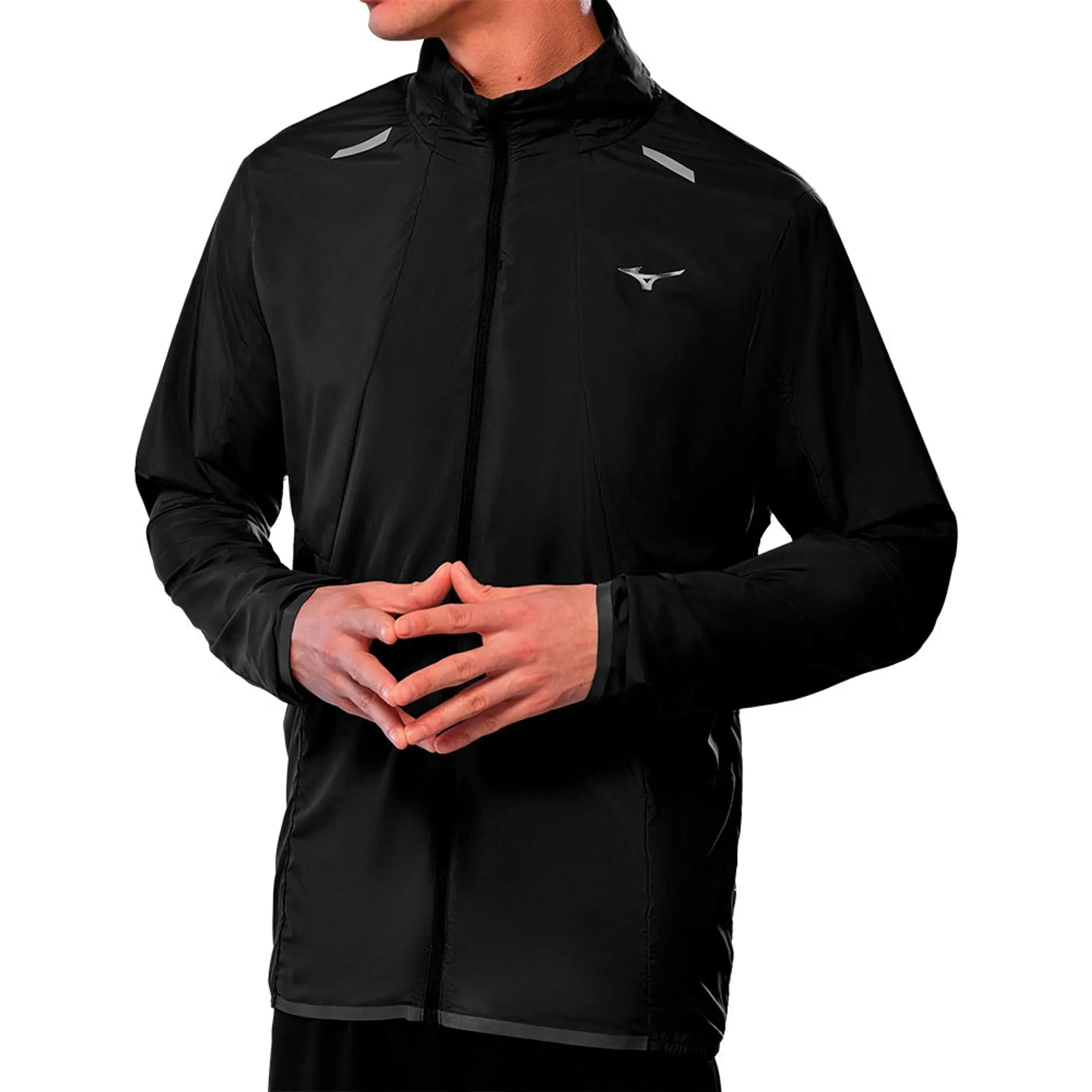 Mizuno Tech Light Jacket Running Jacket Men - Black