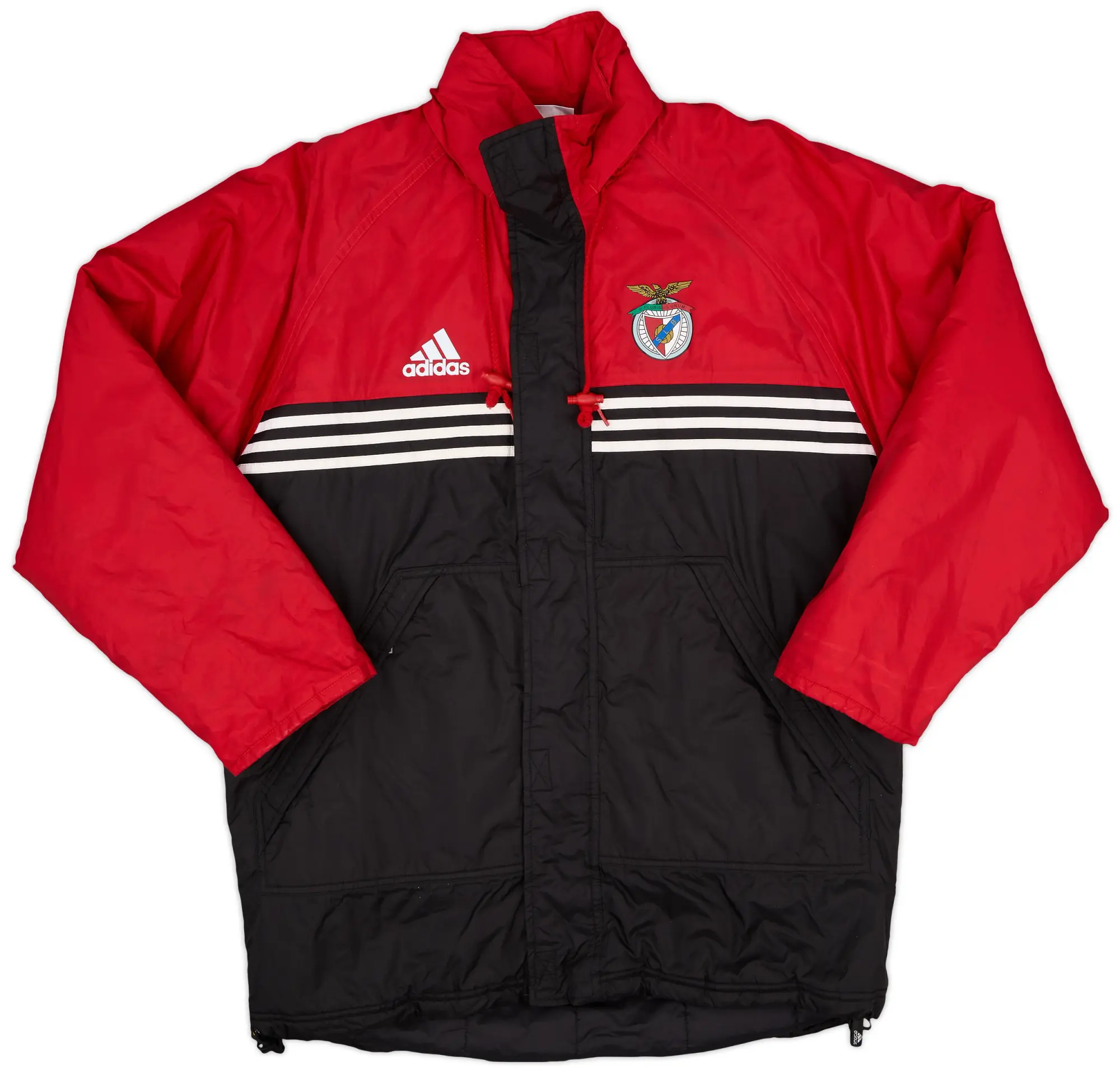 1998-99 Benfica adidas Padded Bench Coat - 7/10 - (M)