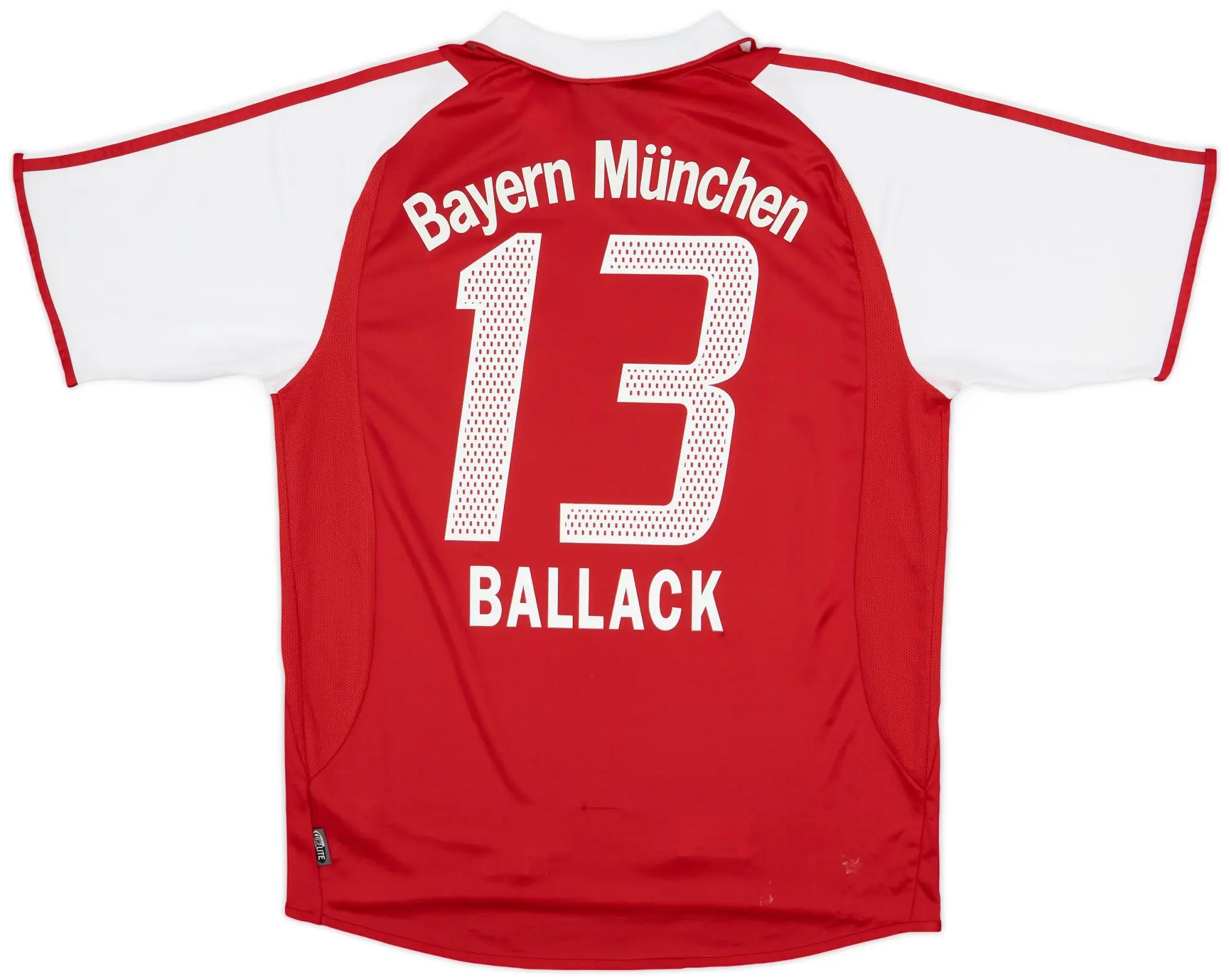 adidas 2003-04 Bayern Munich Home Shirt Ballack #13 - 7/10 - (M)