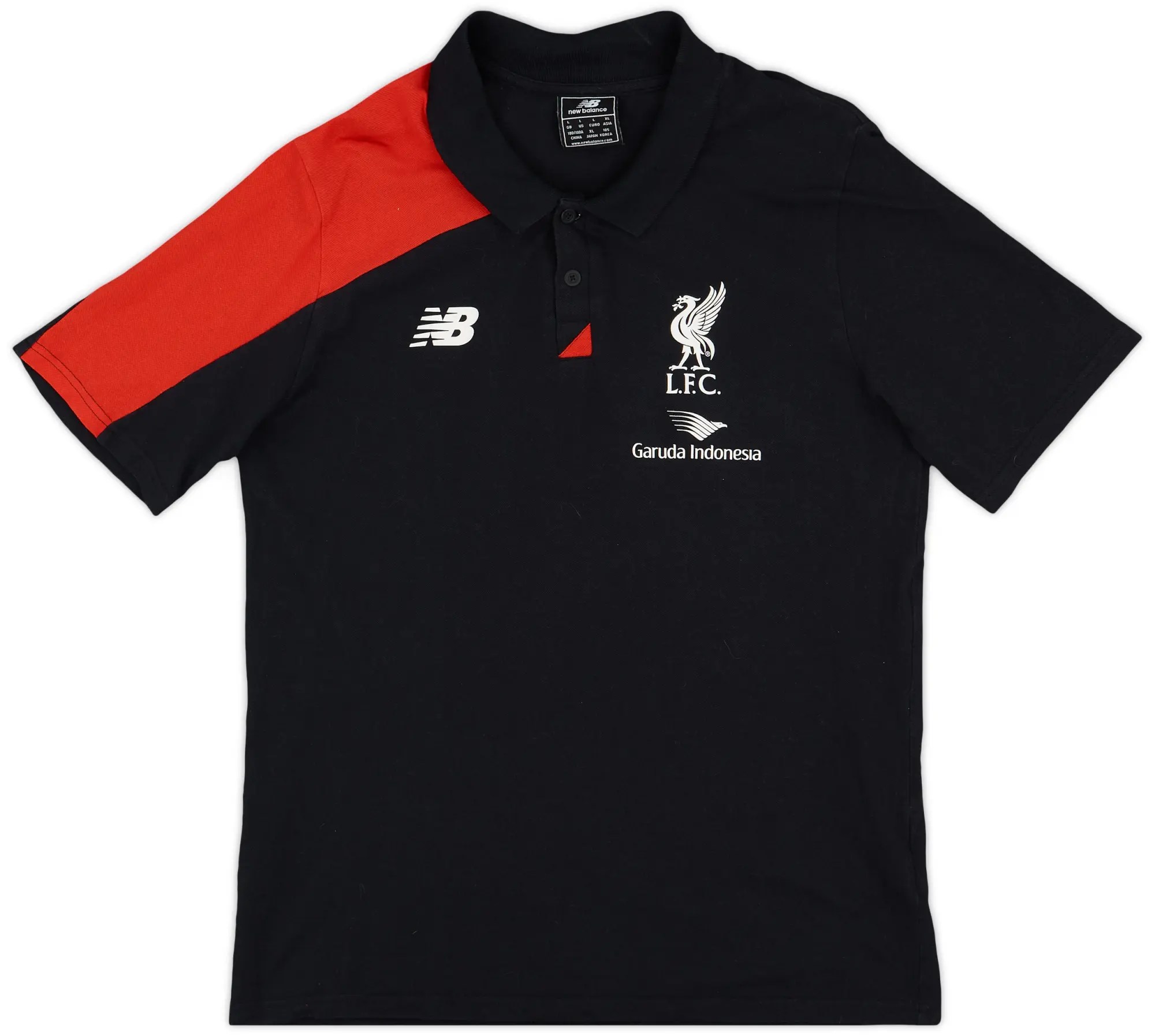 2015-16 Liverpool New Balance Polo Shirt - 9/10 - (L)