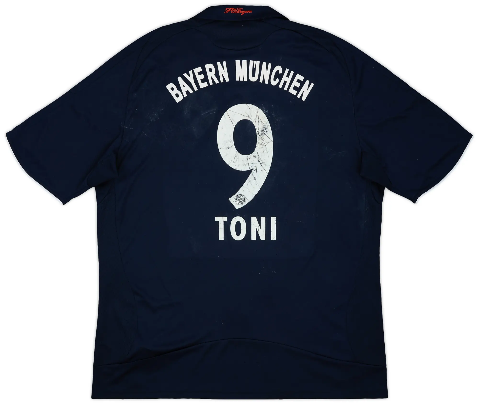adidas 2008-09 Bayern Munich Away Shirt Toni #9 - 5/10 - (XXL)