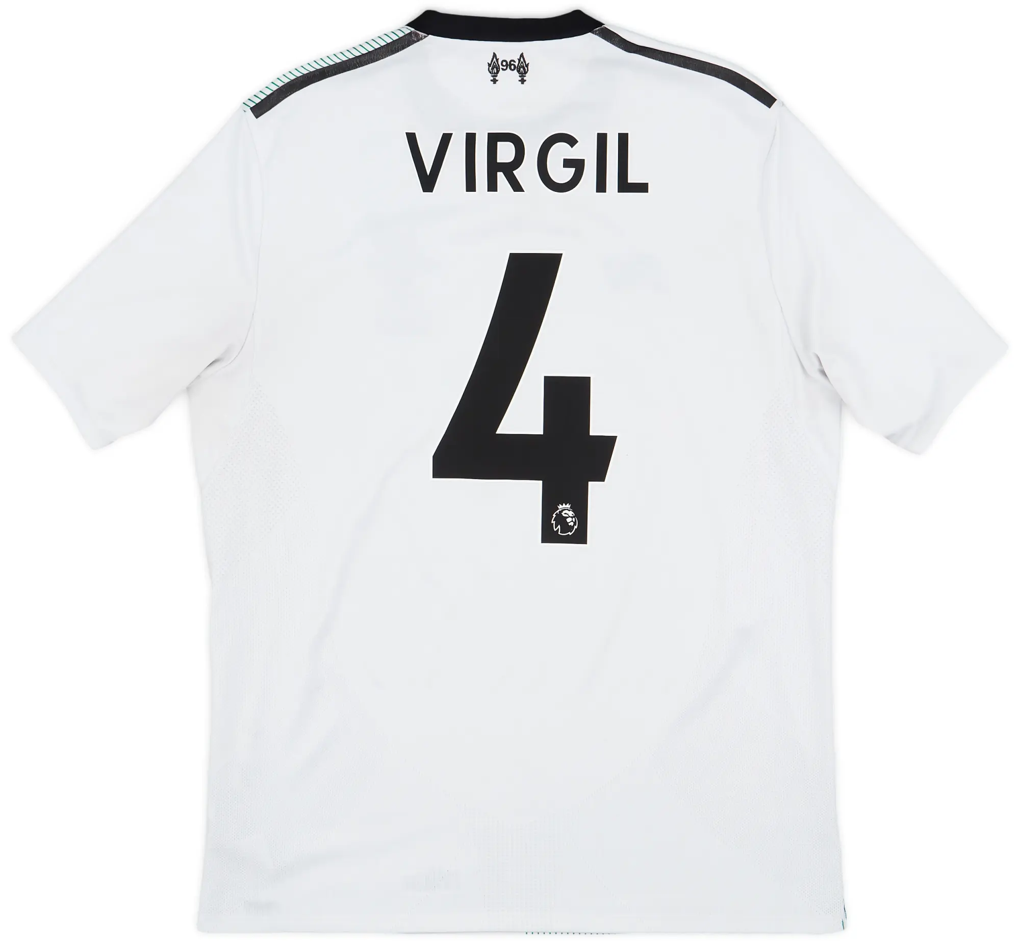 NewBalance 2017-18 Liverpool Away Shirt Virgil #4 - 6/10 - (M)