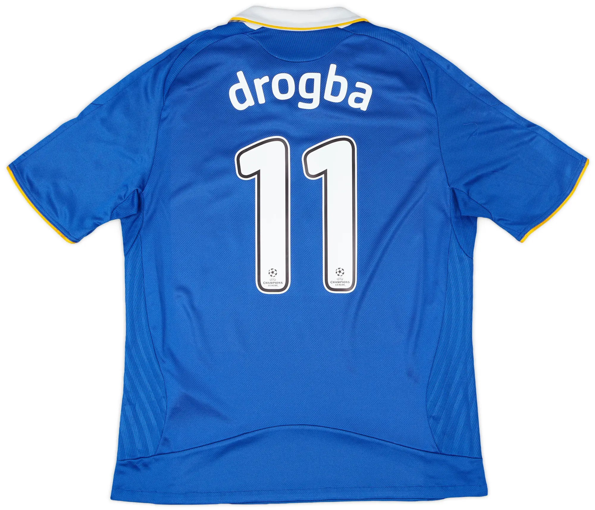 adidas 2008-09 Chelsea Home Shirt Drogba #11 - 6/10 - (L)