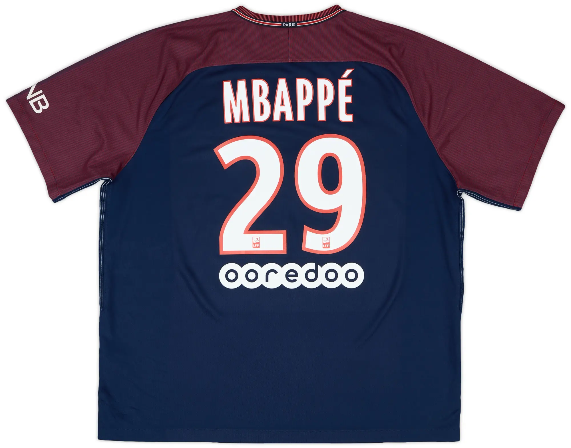 Nike 2017-18 Paris Saint-Germain Home Shirt Mbappe #29 - 7/10 - (XXL)