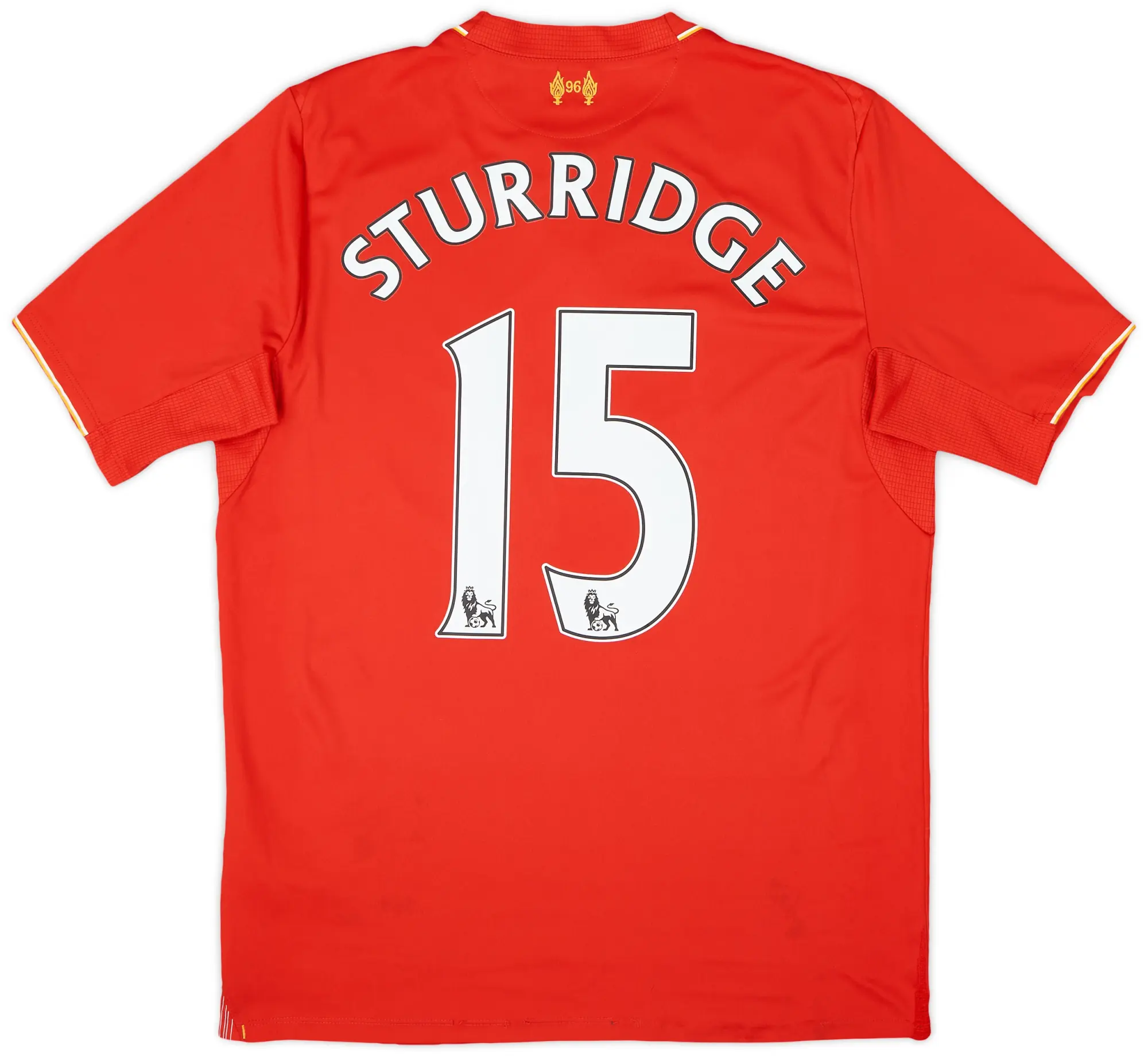 NewBalance 2015-16 Liverpool Home Shirt Sturridge #15 - 6/10 - (S)