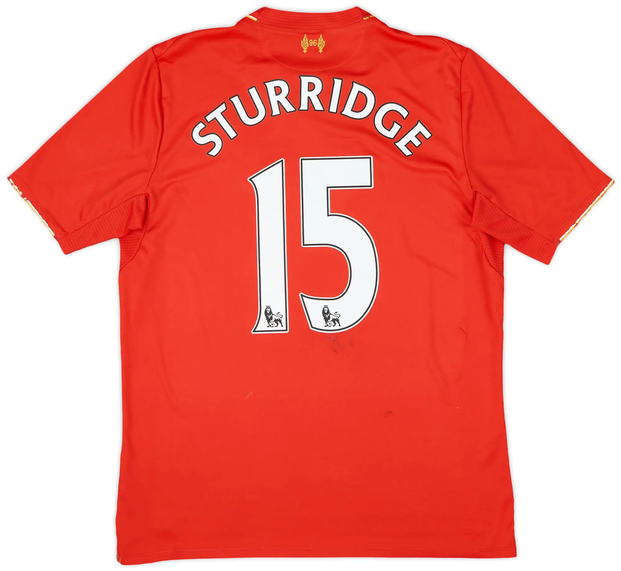 NewBalance 2015-16 Liverpool Home Shirt Sturridge #15 - 5/10 - (M)