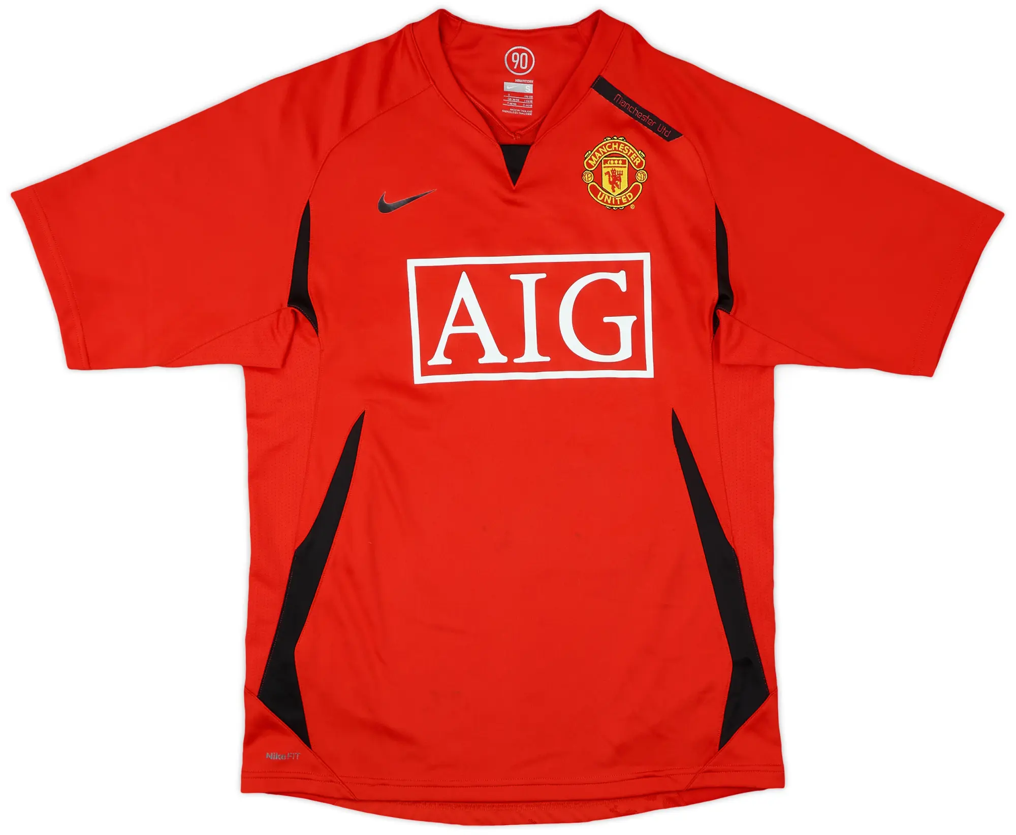 2007-08 Manchester United Nike Training Shirt - 7/10 - (S)